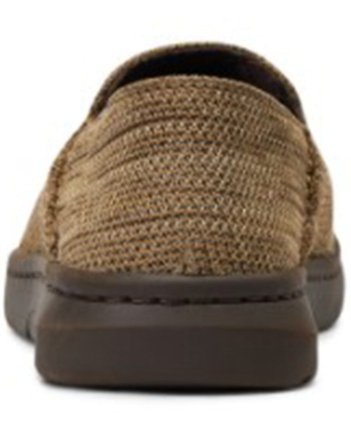 Ariat Men's Heather Tan Hilo 360 Canvas Slip-On Casual Shoe - Moc Toe