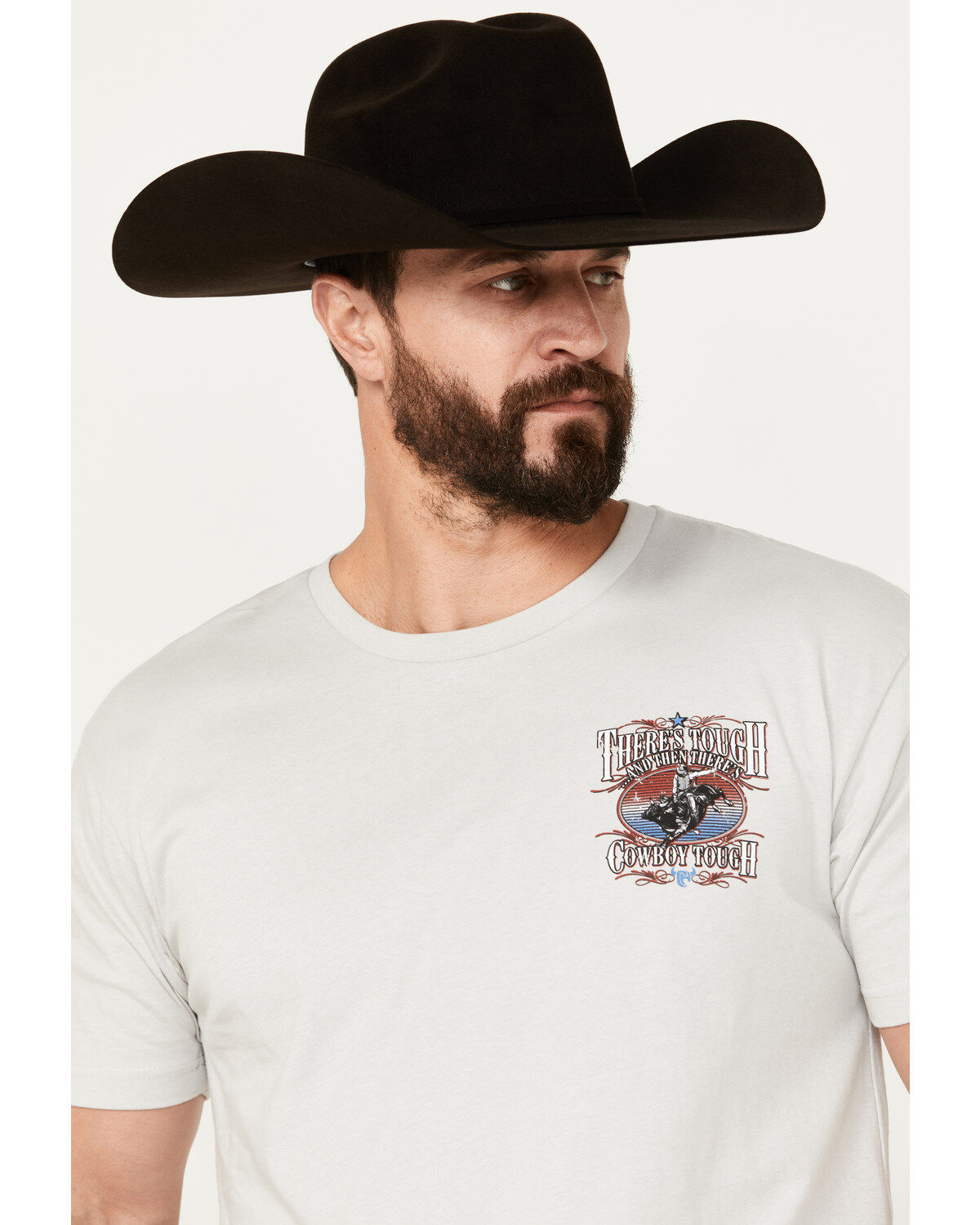 Cowboy Hardware Men's There's Tough Short Sleeve Graphic T-Shirt