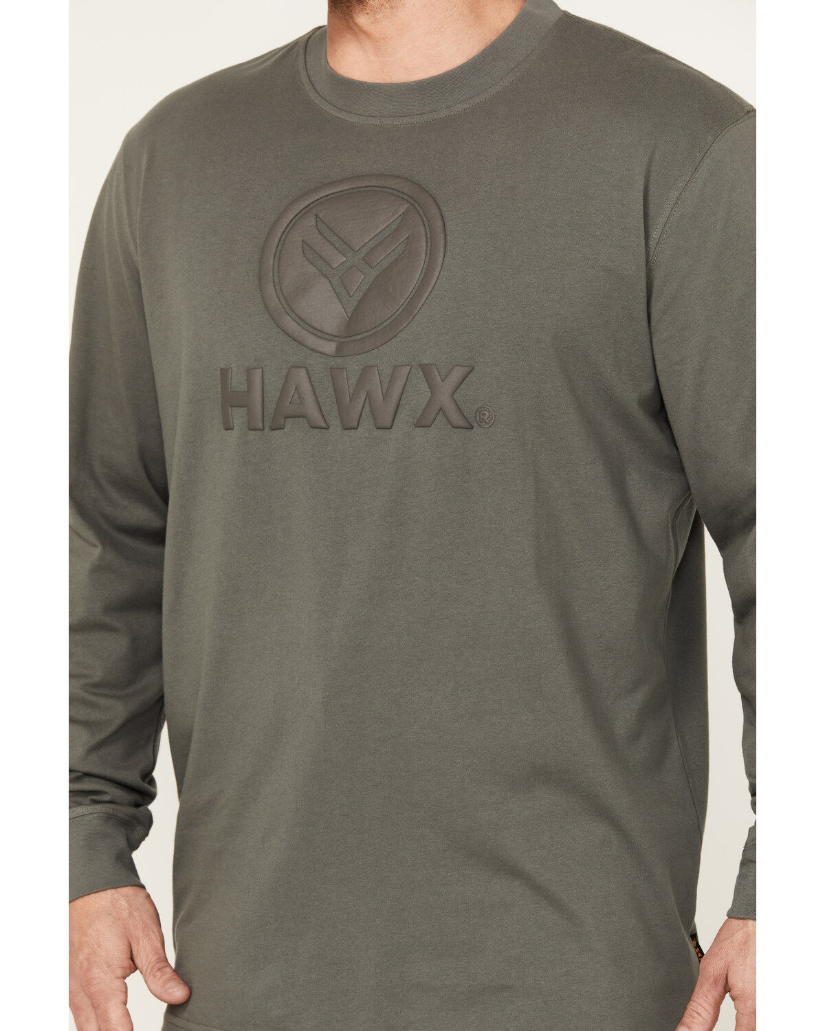 Hawx Men's Long Sleeve Graphic Work T-Shirt
