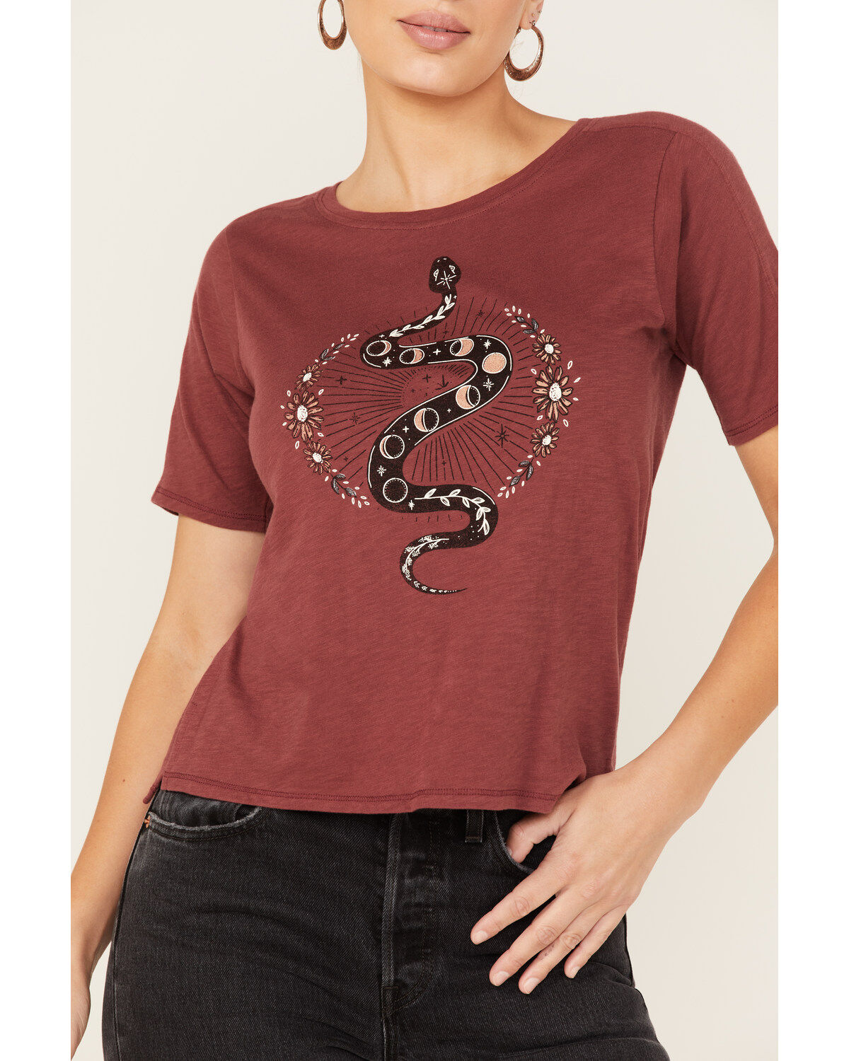Shyanne Women's Celestial Snake Graphic Tee