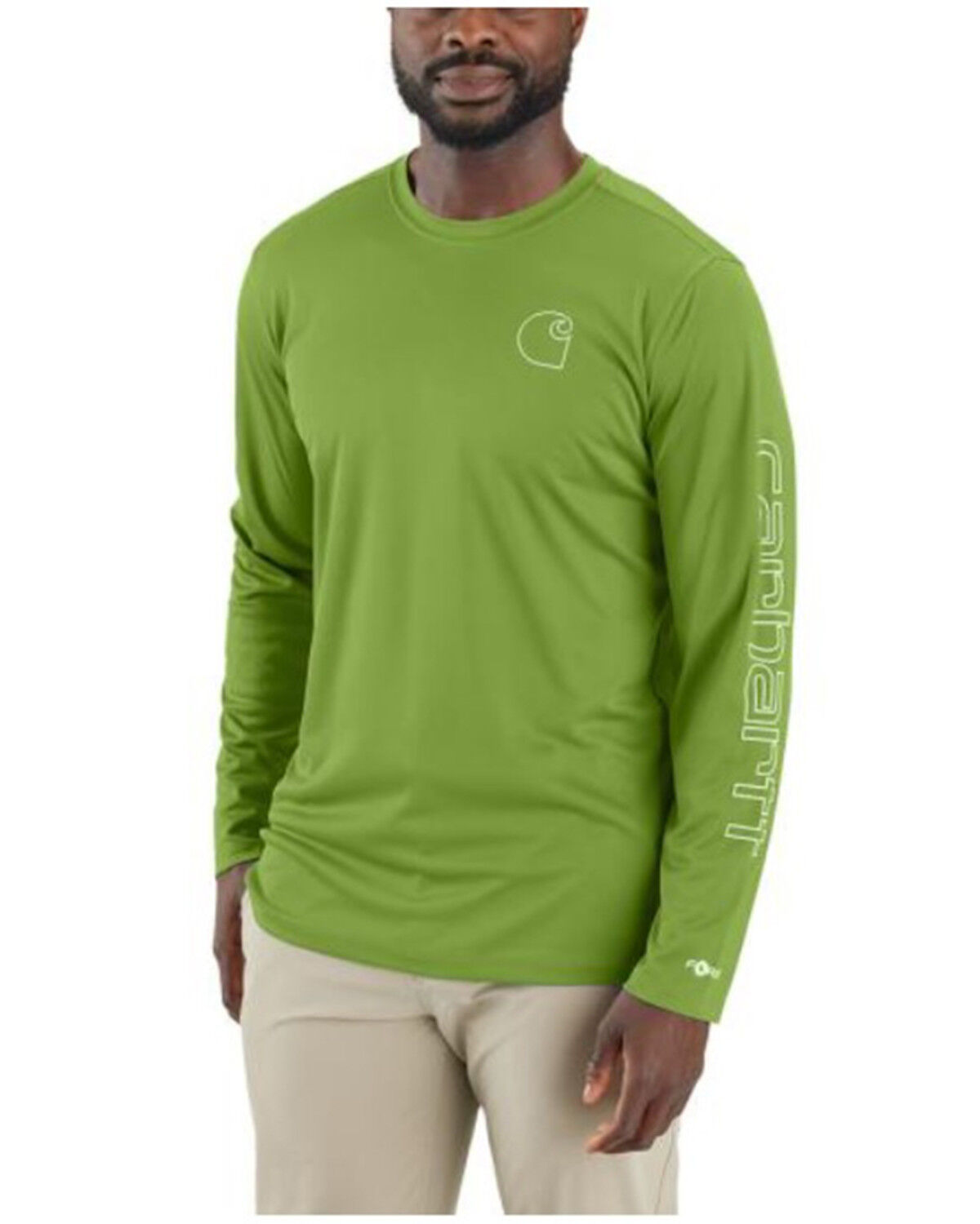 Carhartt Men's Force® Sun Defender® Lightweight Long Sleeve Logo Graphic T-Shirt