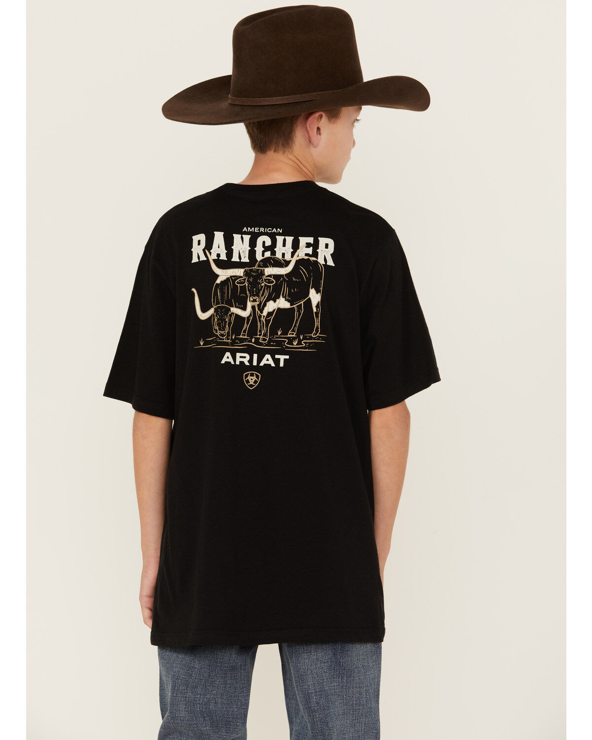 Ariat Boys' American Rancher Short Sleeve Graphic T-Shirt