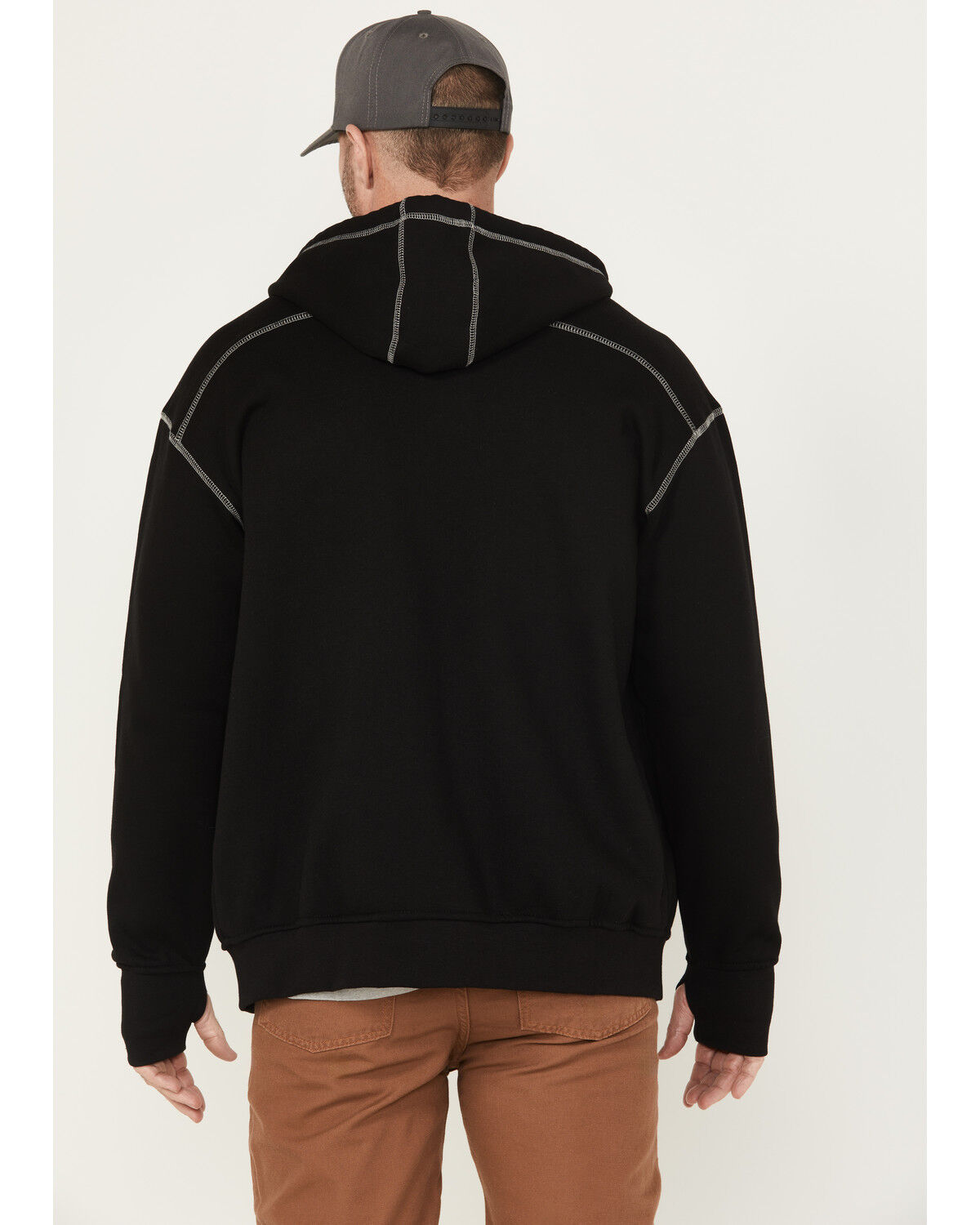 Forge Workwear Men's FR Zip Hooded Sweatshirt