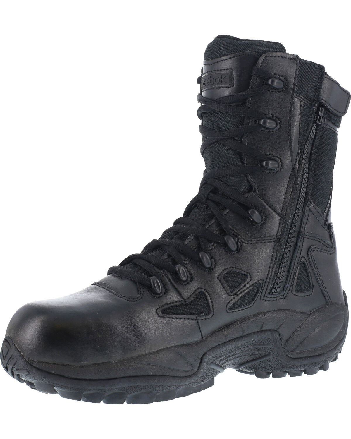Reebok Women's 8" Side-Zip Rapid Response Tactical Boots - Soft Toe