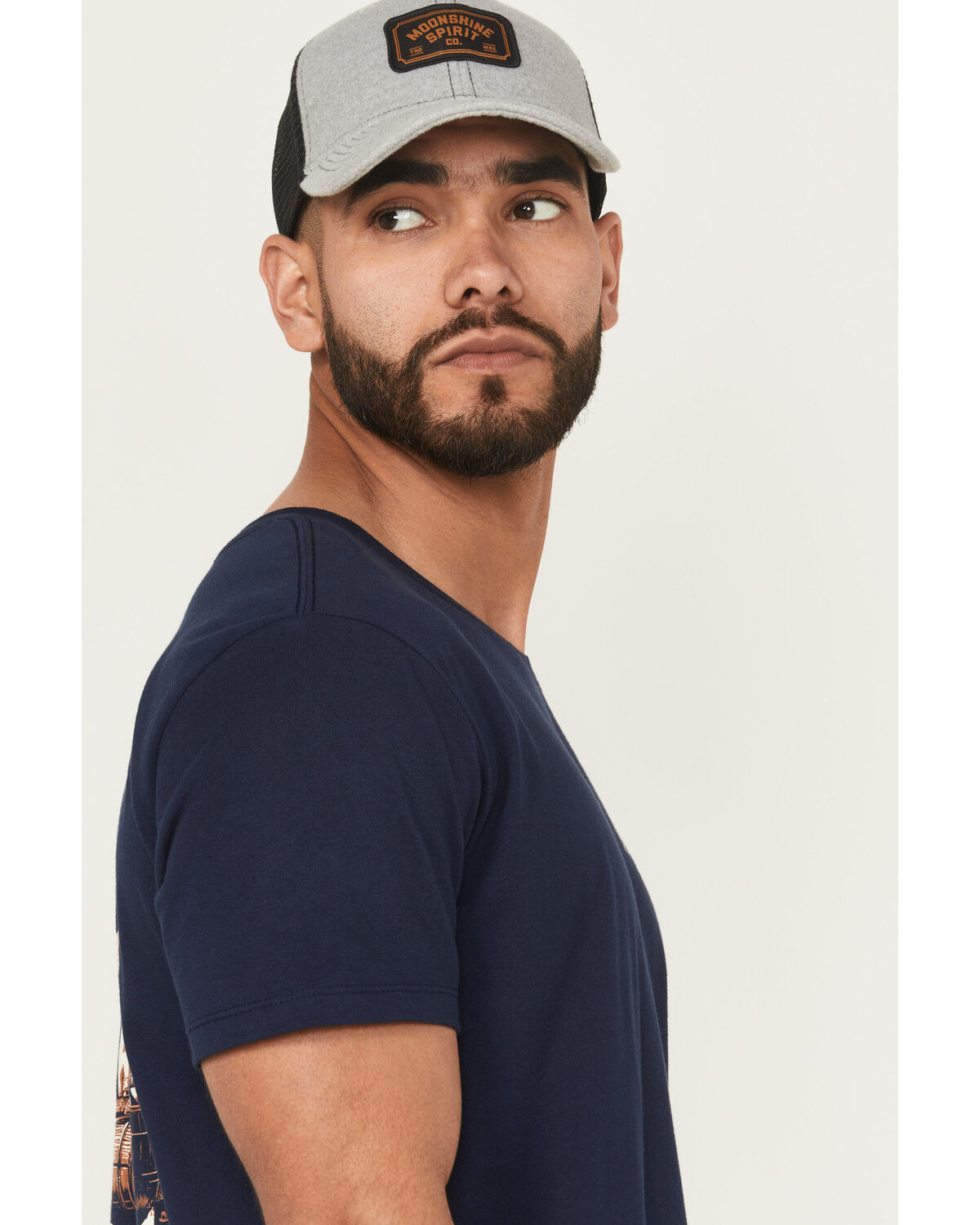 Moonshine Spirit Men's Moonlit Short Sleeve Graphic T-Shirt