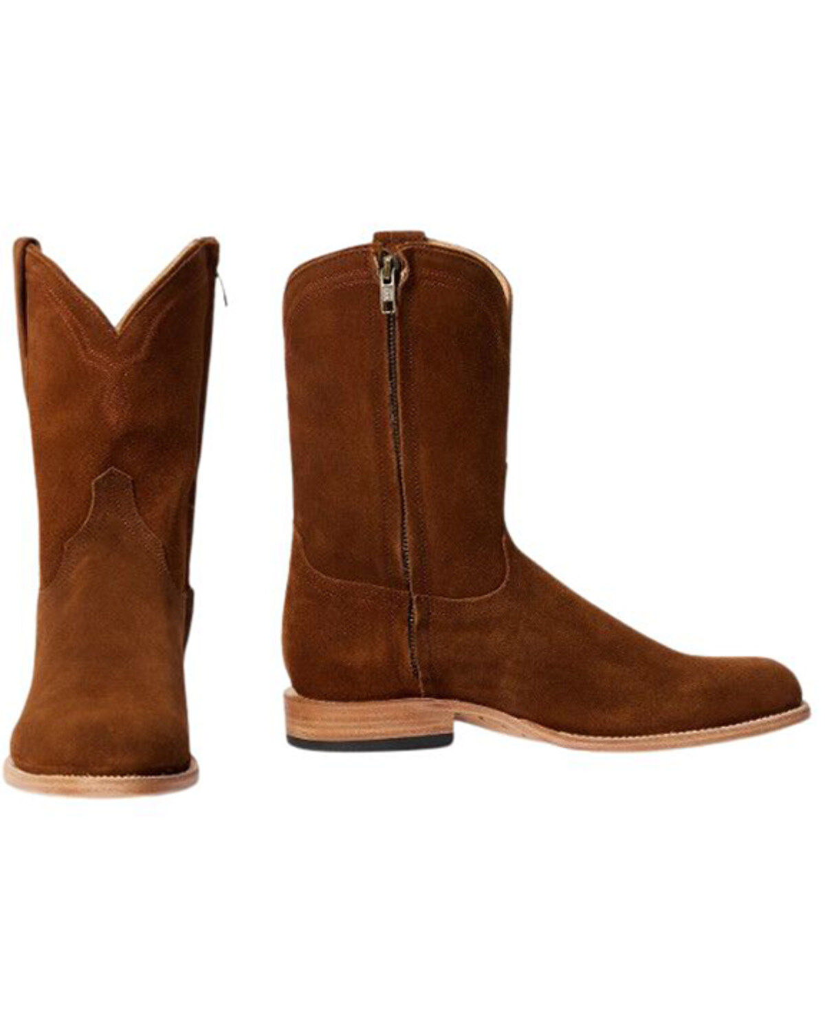 Stetson Men's Rancher Suede Western Boots - Round Toe