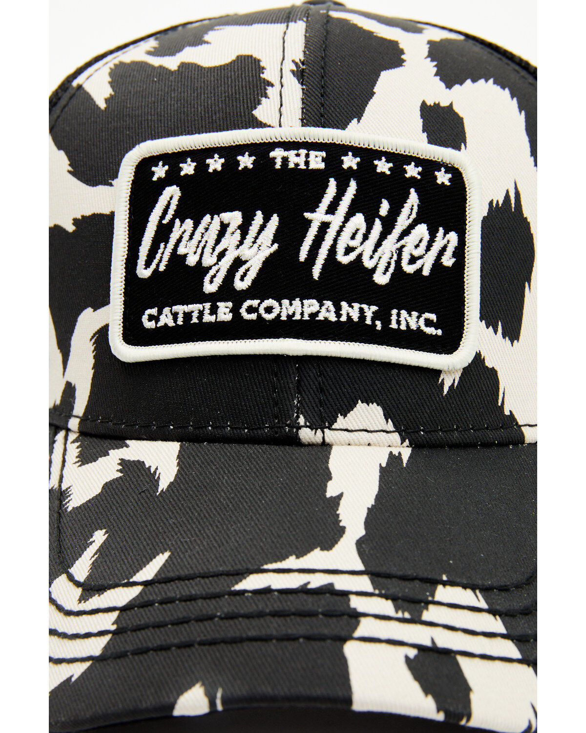 Idyllwind Women's Crazy Heifer Cow Print Baseball Cap