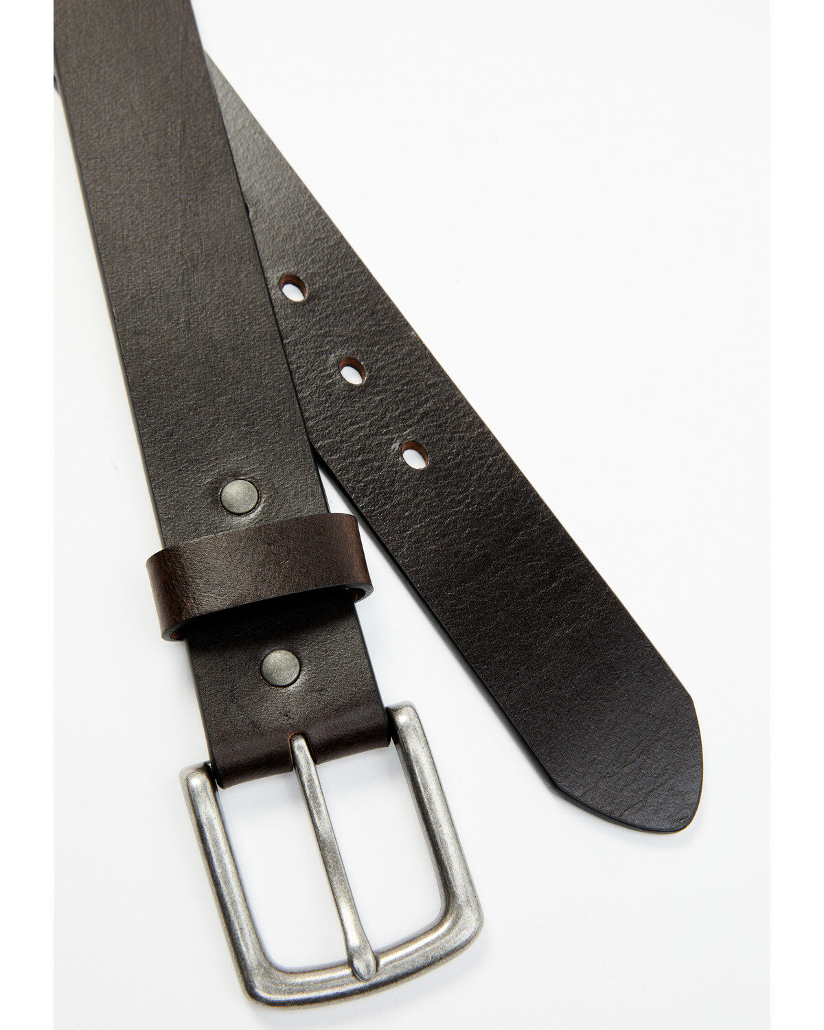 Hawx Men's Beveled Edge Leather Belt
