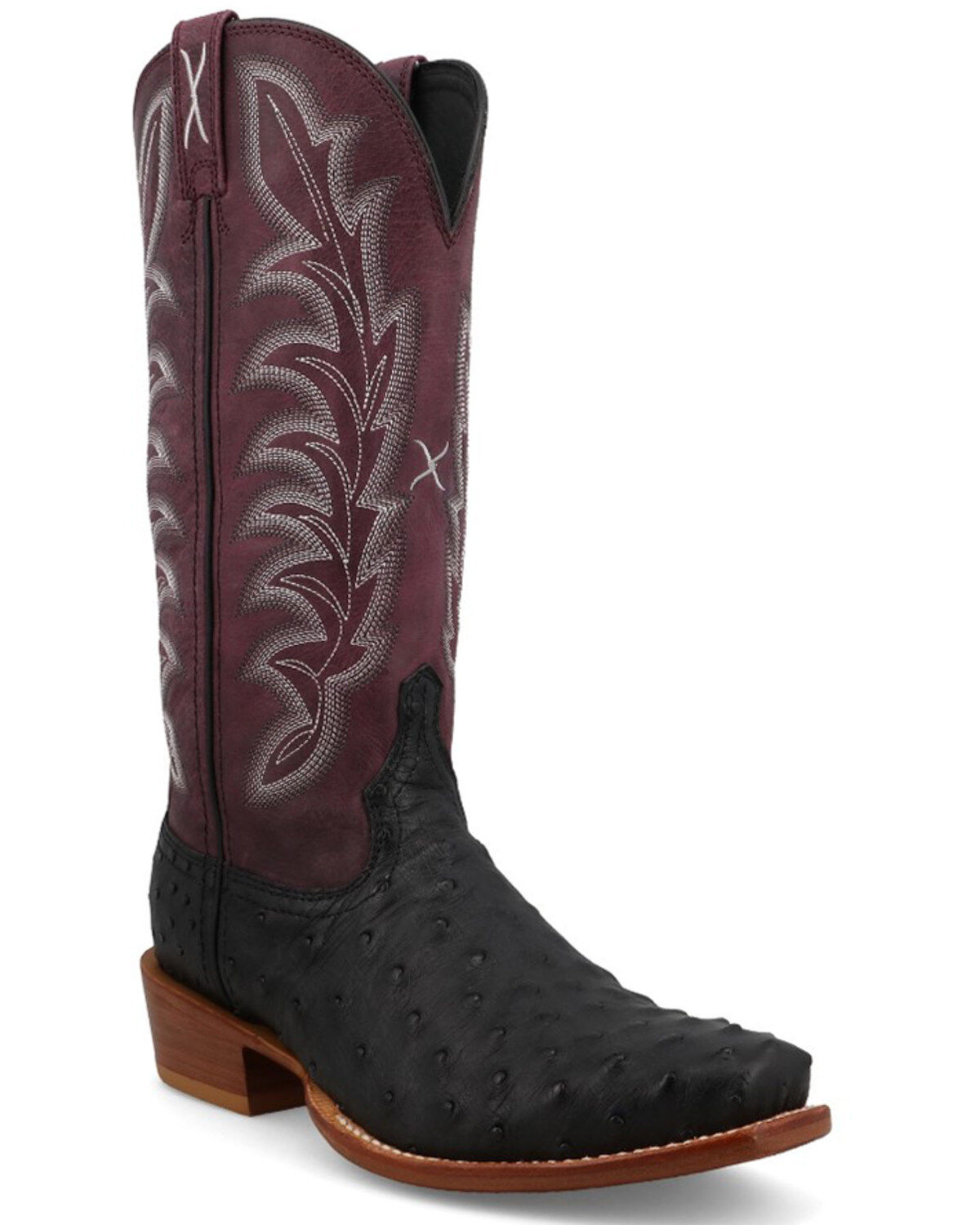 Twisted X Women's Reserve Exotic Full Quill Ostrich Western Boots - Square Toe