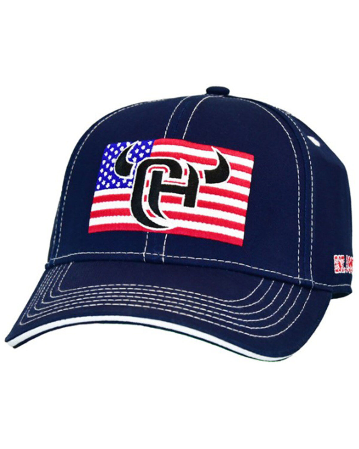 Cowboy Hardware Men's Logo Flag Patch Ball Cap