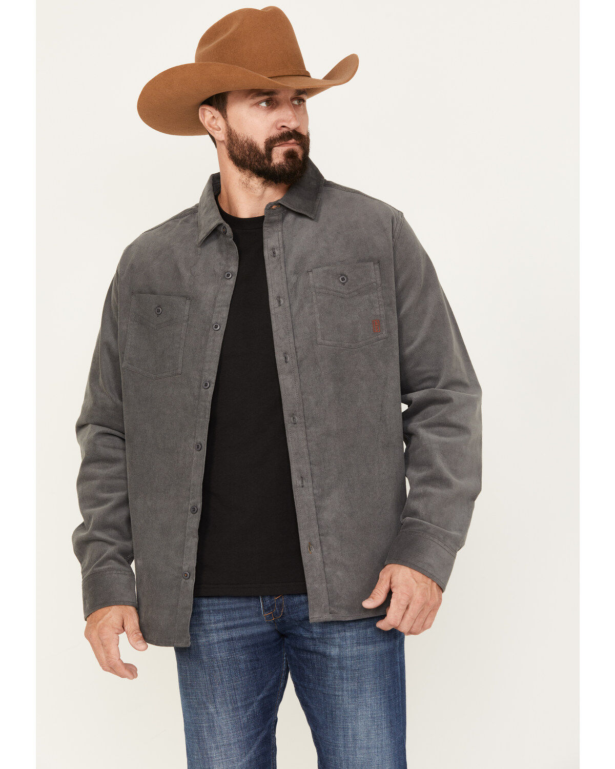 Brothers and Sons Men's Long Sleeve Button Down Western Shirt