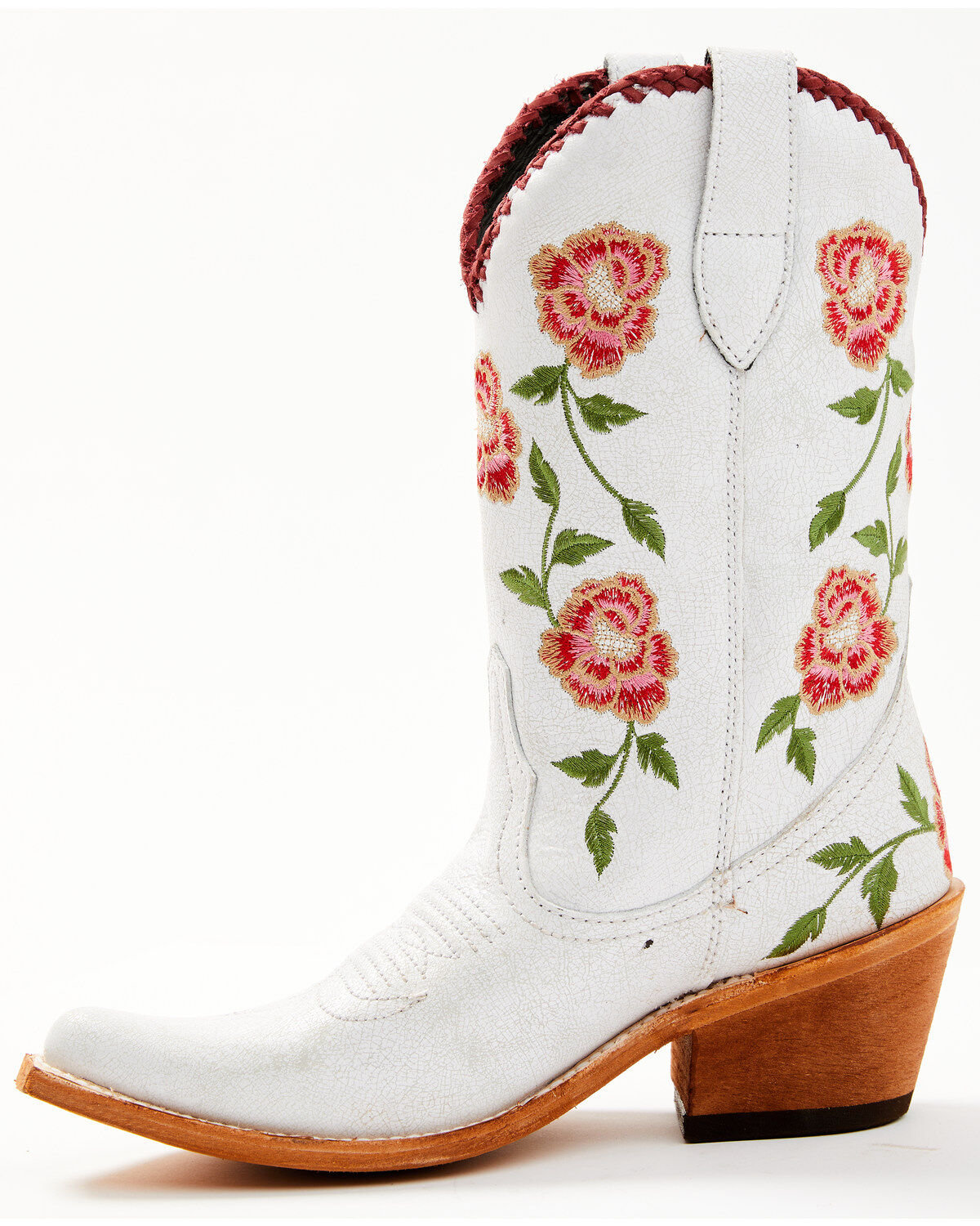 Liberty Black Women's Vicky Floral Embroidered Western Boot - Snip Toe