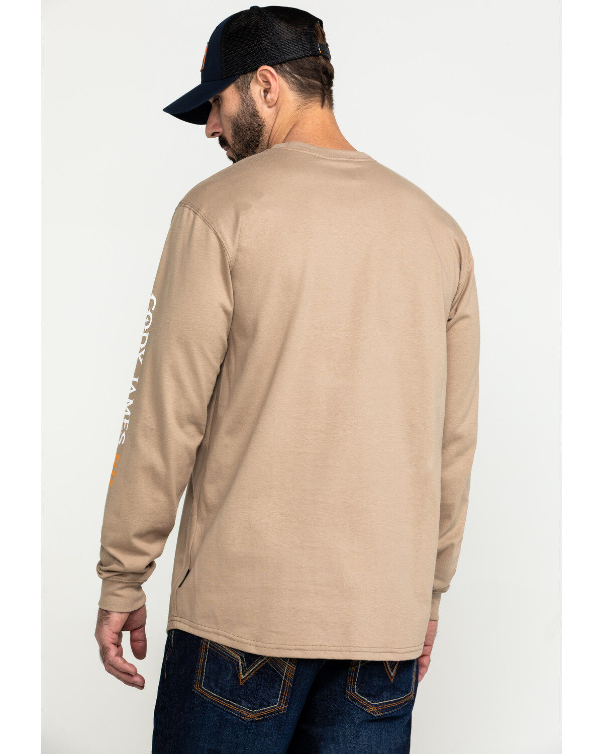 Cody James Men's FR Logo Long Sleeve Work T-Shirt - Tall