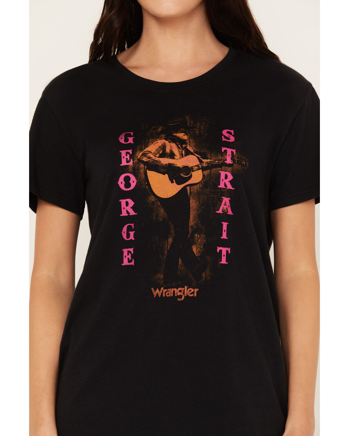 George Strait by Wrangler Women's Short Sleeve Concert Graphic Tee