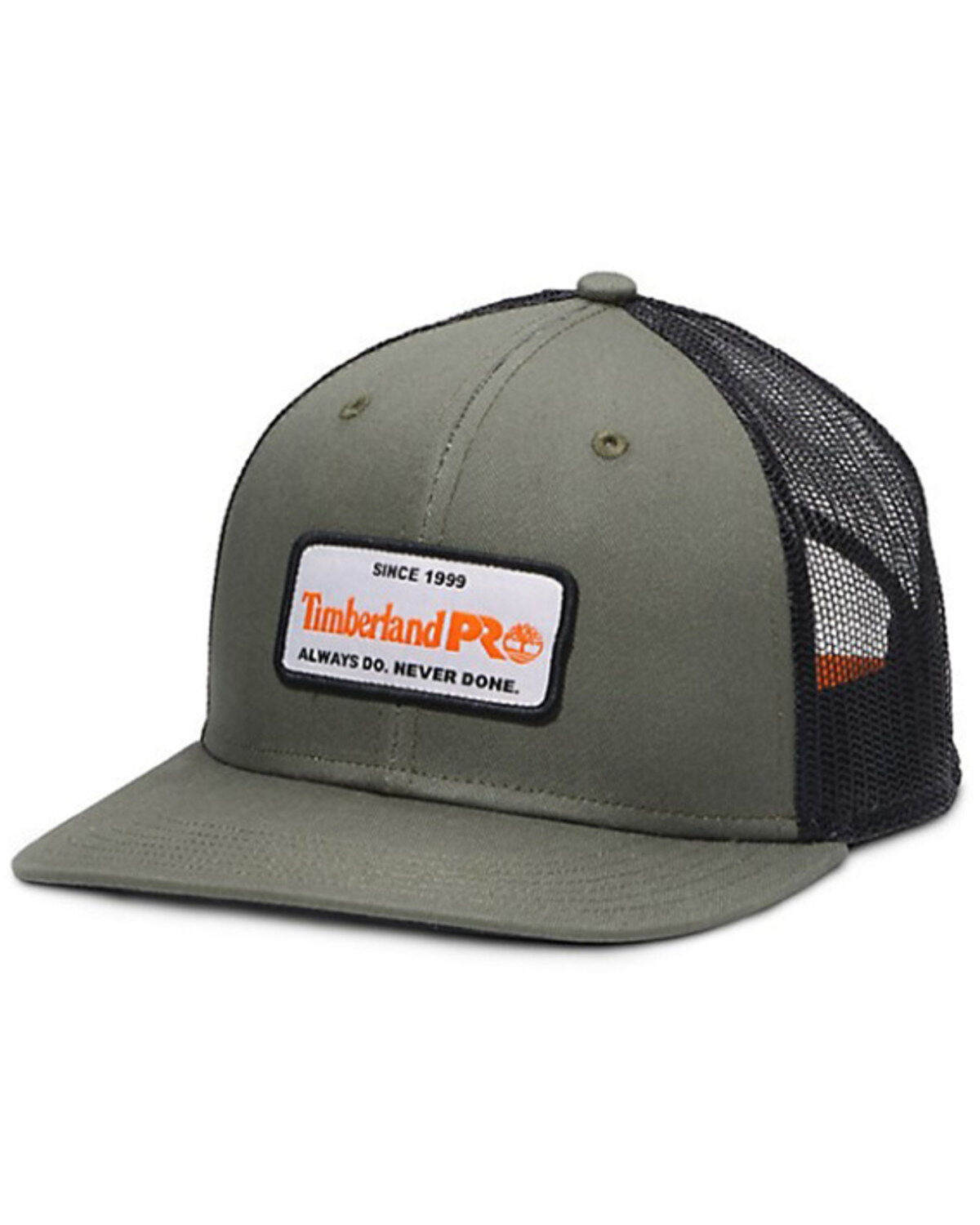 Timberland PRO Men's A.D.N.D. Logo Patch Mesh Back Trucker Cap