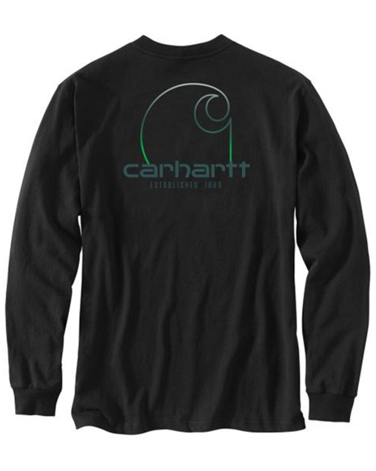 Carhartt Men's Loose Fit Heavyweight Long Sleeve Pocket Graphic T-Shirt