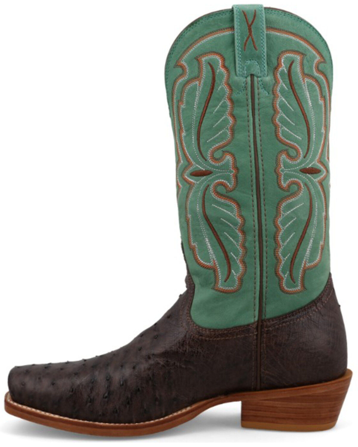 Twisted X Men's Reserve Exotic Full Quill Ostrich Western Boots - Square Toe