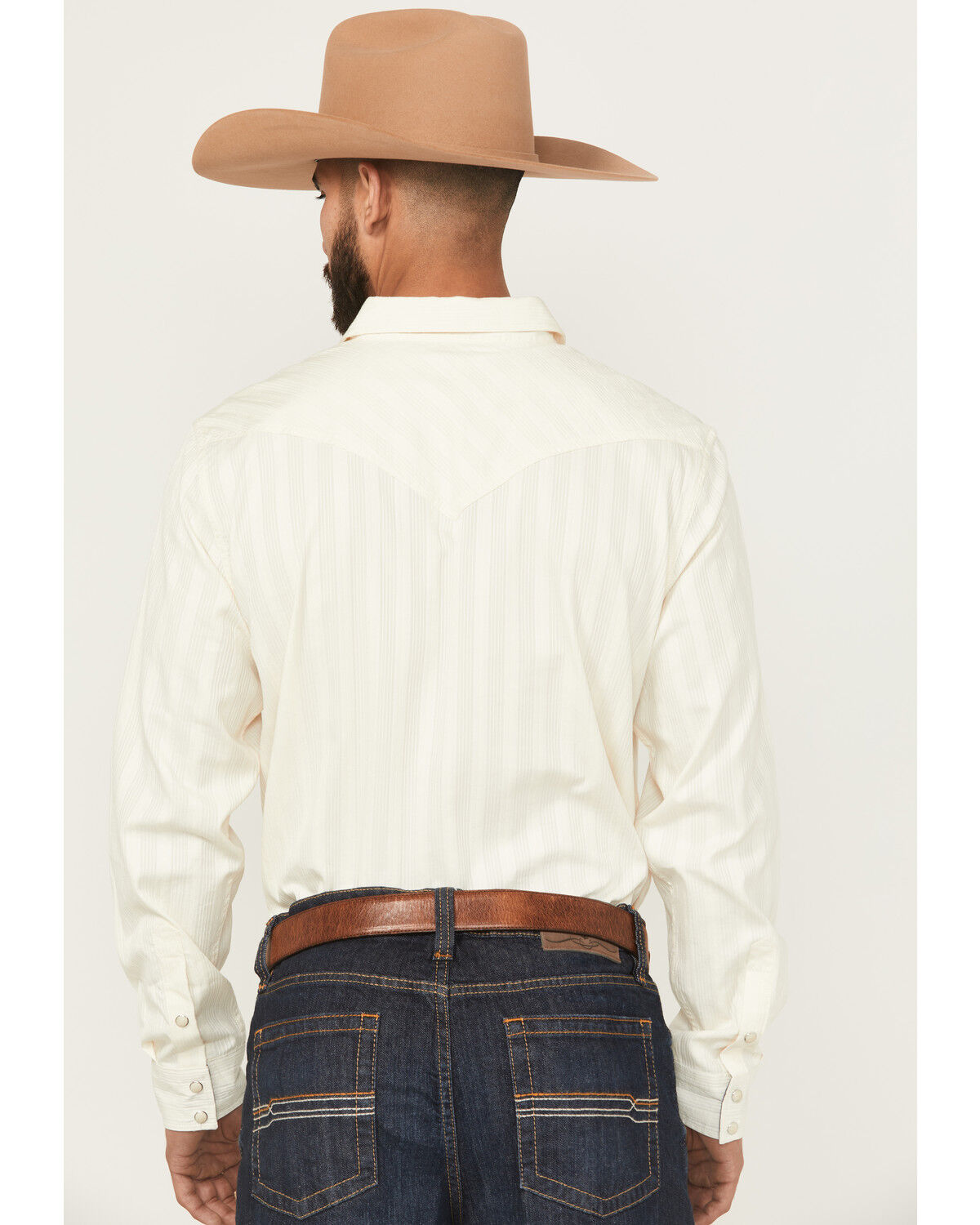 Cody James Men's Rustic Range Tonal Striped Long Sleeve Snap Western Shirt - Tall