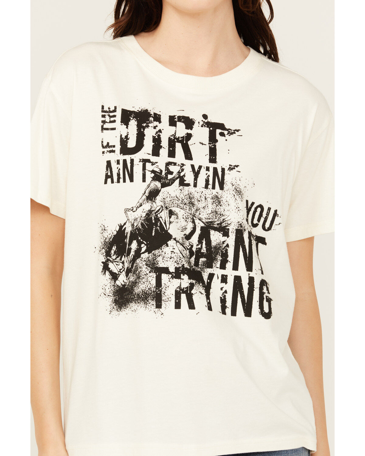 Shyanne Women's Dirt Flying Short Sleeve Graphic Tee