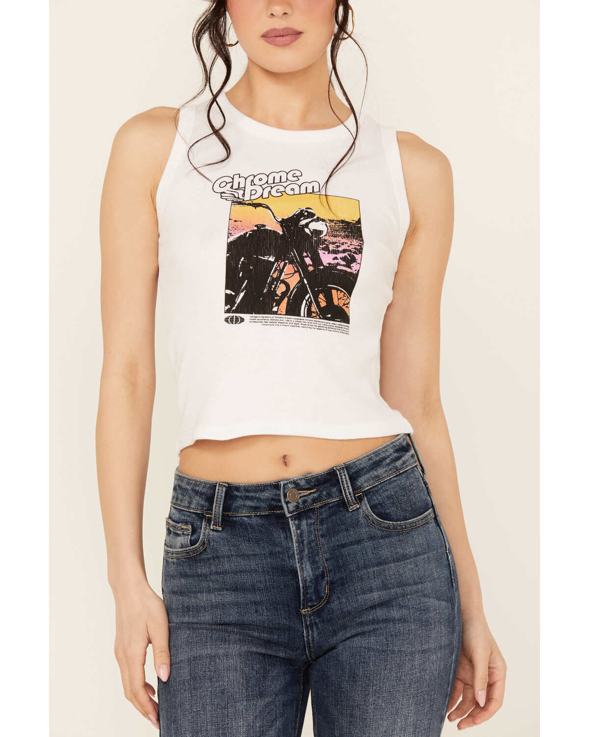 Girl Dangerous Women's Chrome Dream Motor Graphic Tank