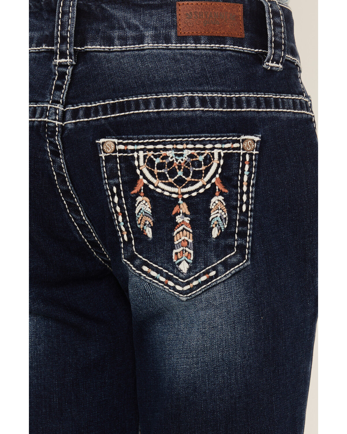 Shyanne Girls' Dreamcatcher Pocket Bootcut Jeans