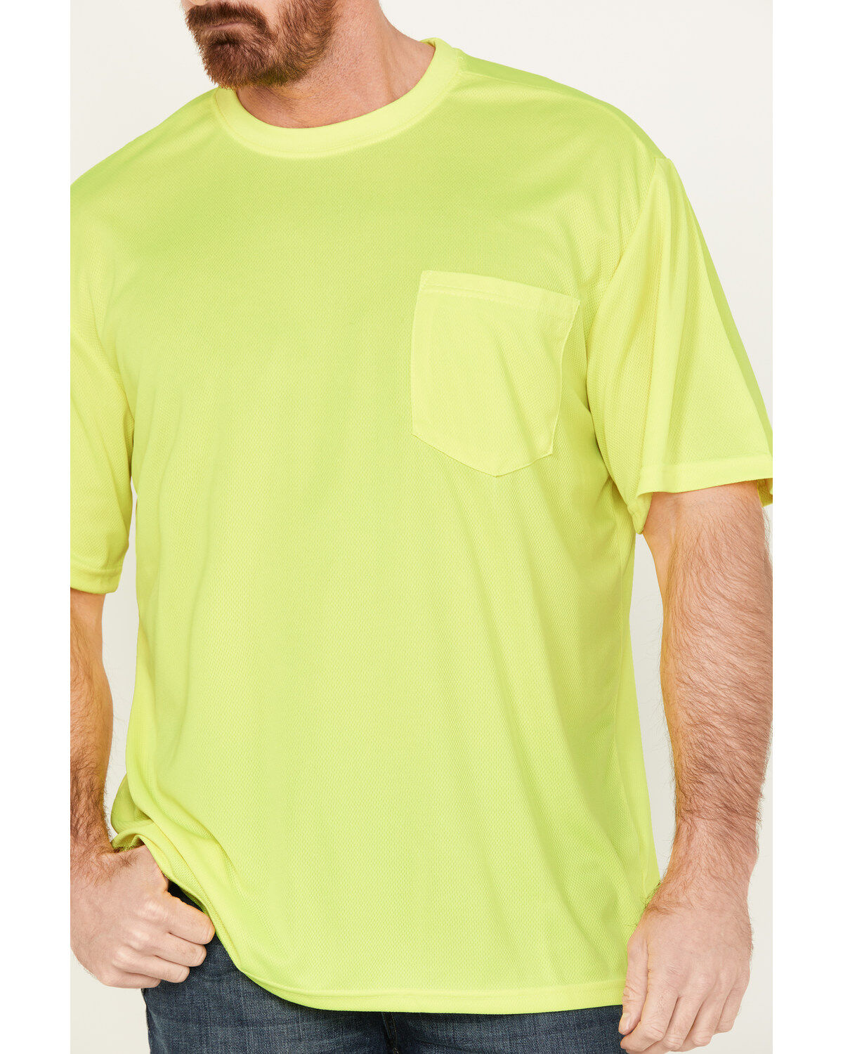 Hawx Men's High-Visibility Short Sleeve Work Shirt