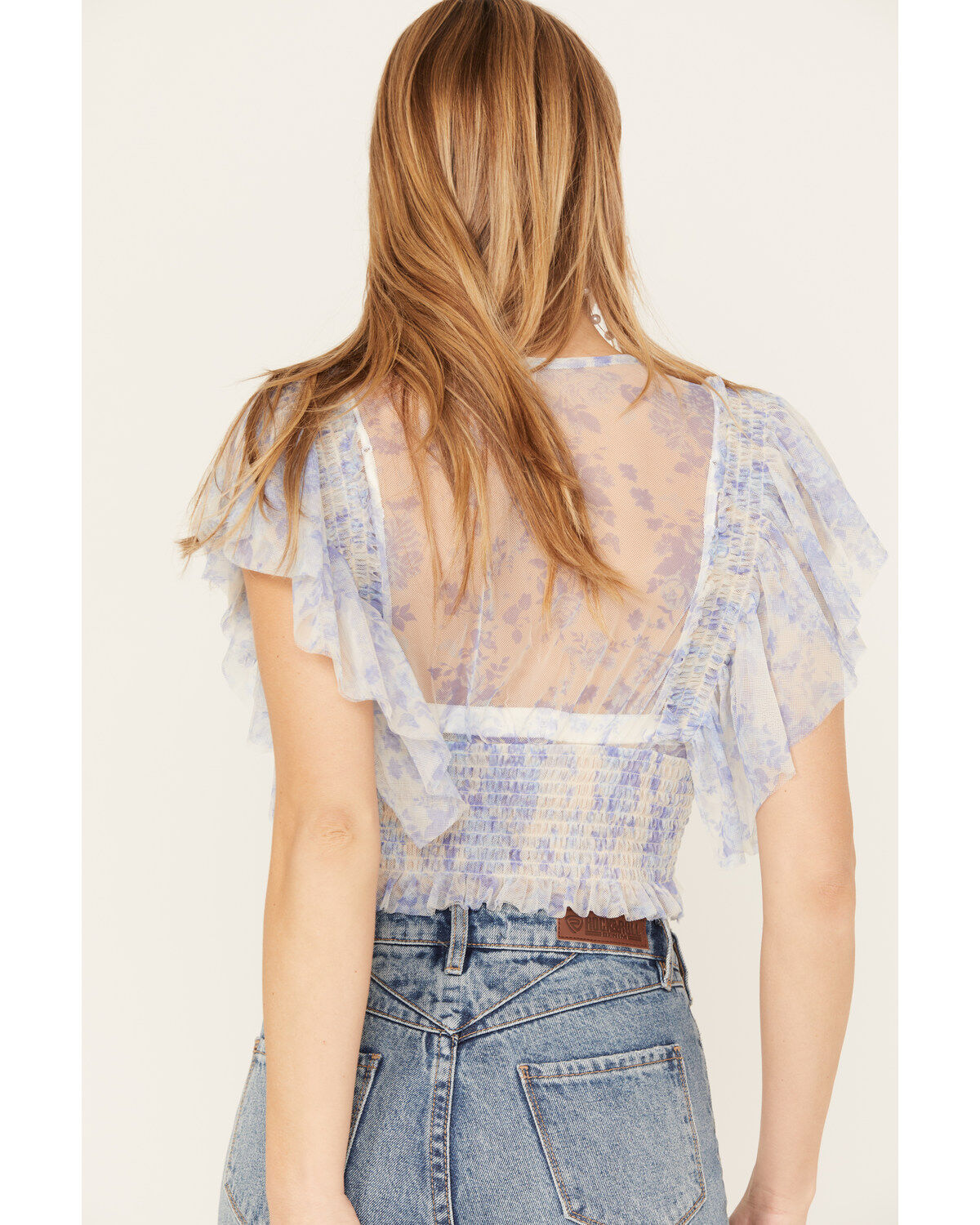 Free People Women's Sugar Mesh Blouse