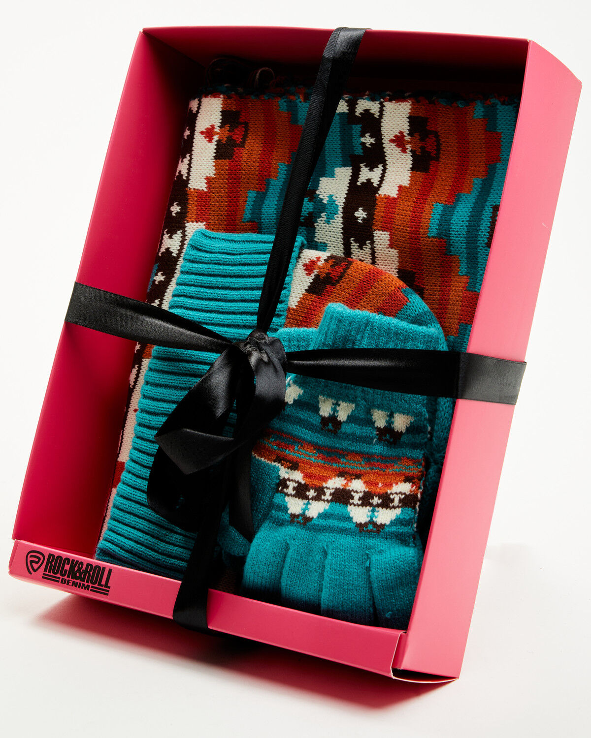 Panhandle Women's Southwestern Print Scarf Set - 3 Piece