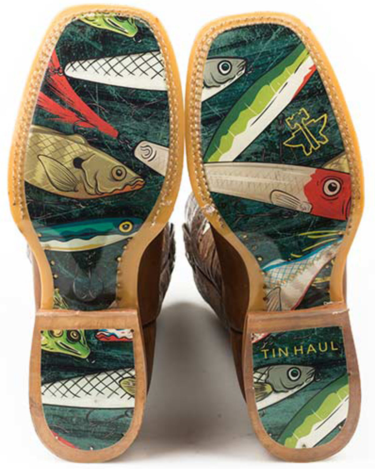 Tin Haul Men's Alpha Angler Western Boots - Broad Square Toe
