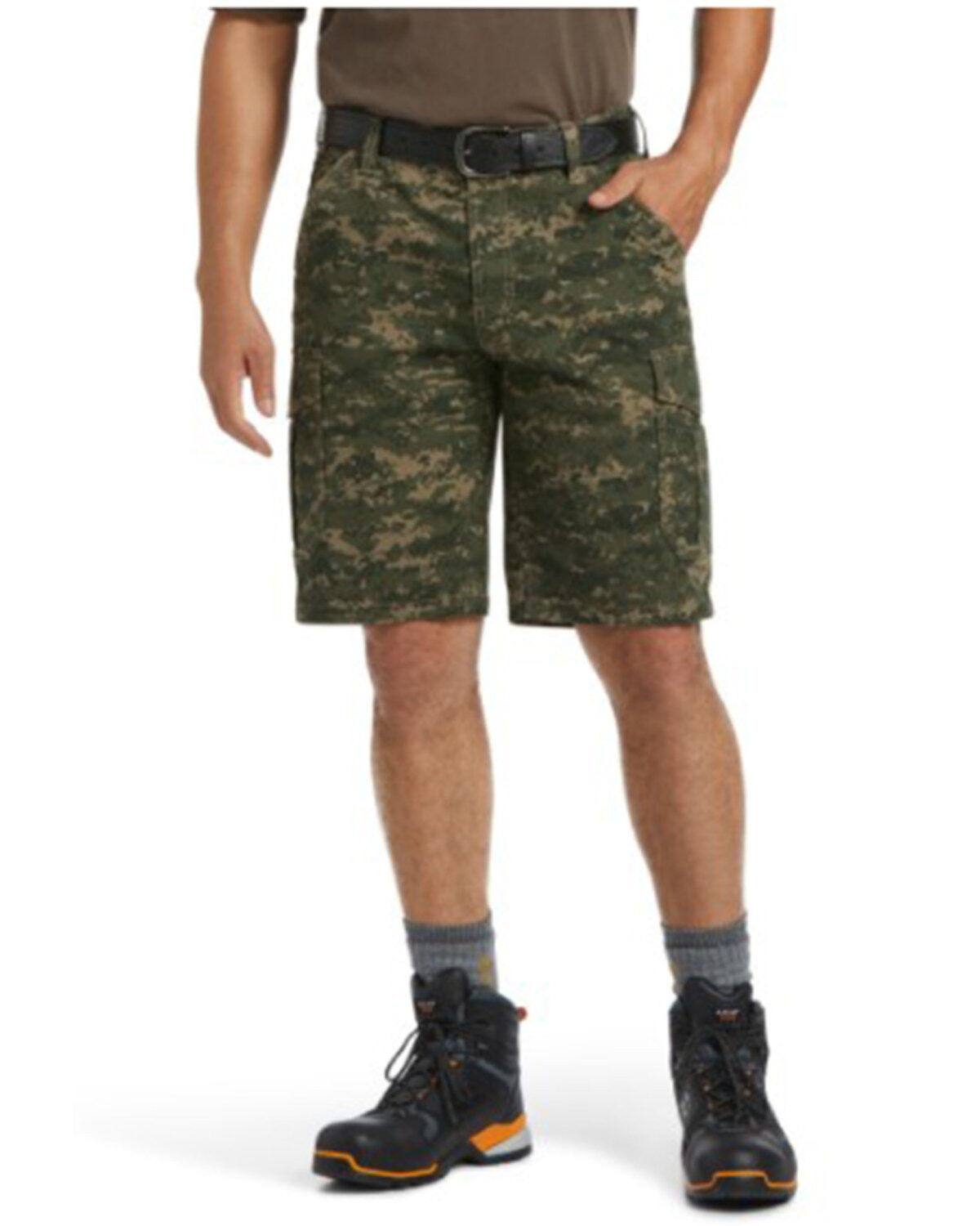 Ariat Men's Rebar Durastretch Made Tough Camo Cargo Work Shorts