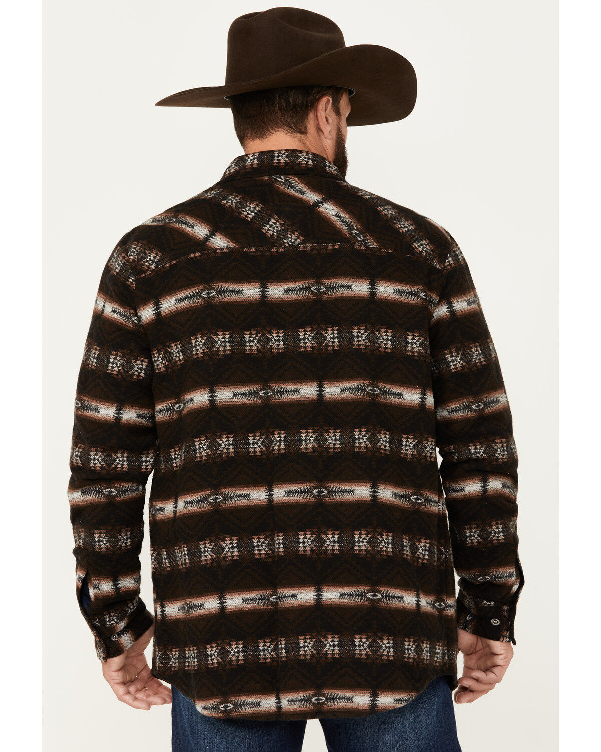 Rock & Denim Men's Southwestern Print Jacquard Shacket