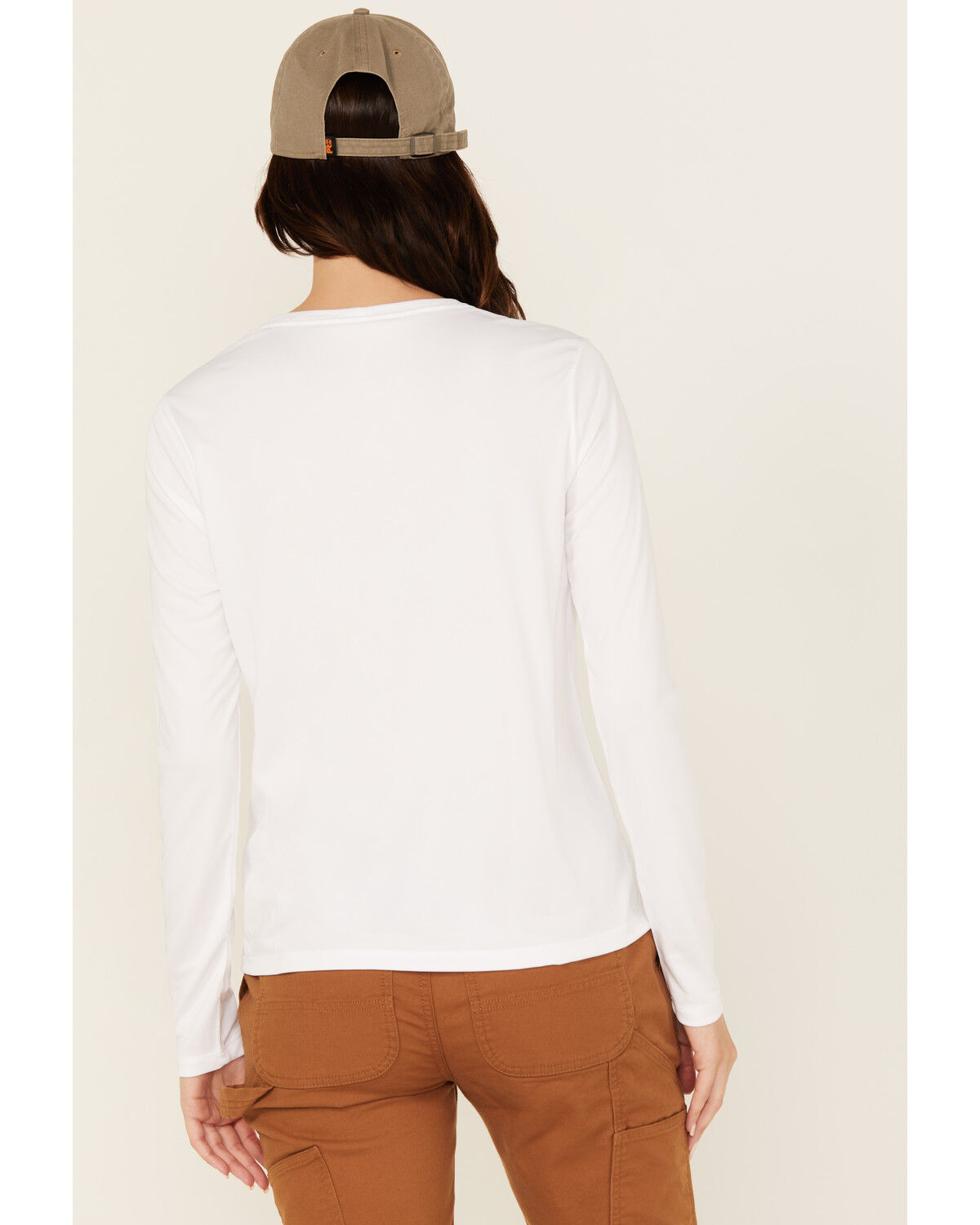 Carhartt Women's Force Sun Defender Relaxed Fit Lightweight Logo Graphic Long Sleeve Tee