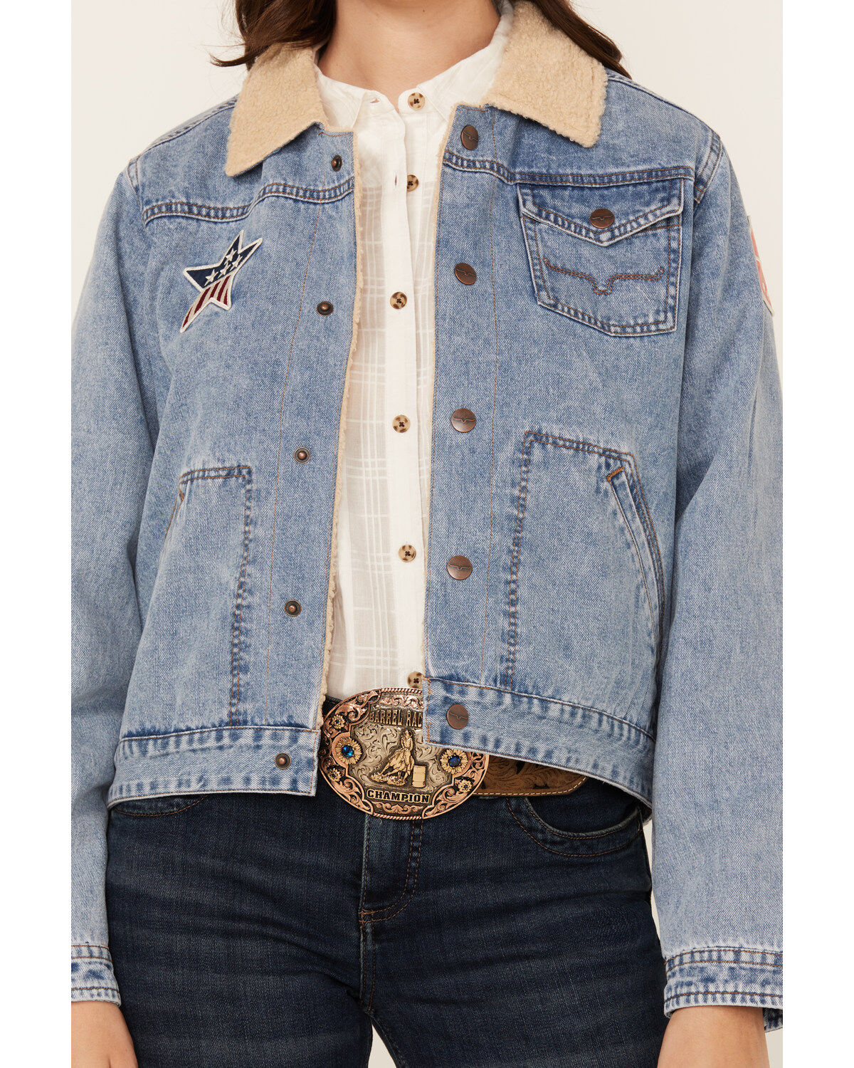 Kimes Ranch Women's Star Denim Jacket