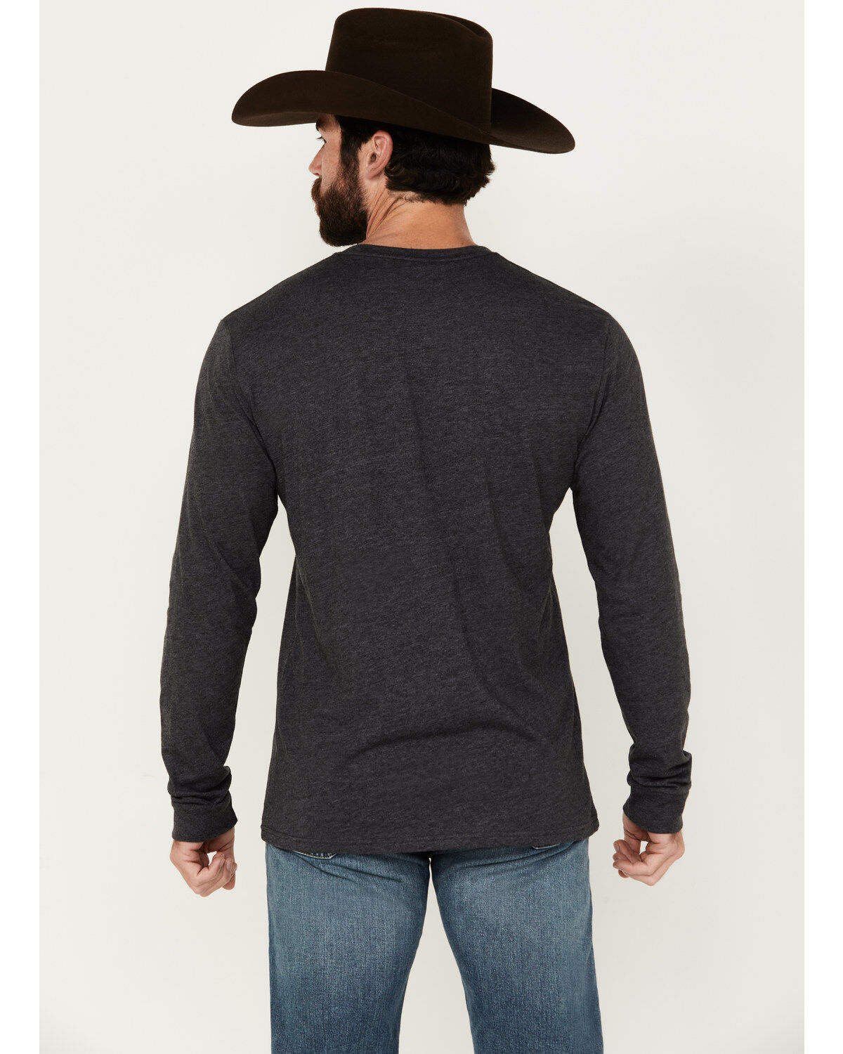 Wrangler Men's Real American Logo Long Sleeve T-Shirt