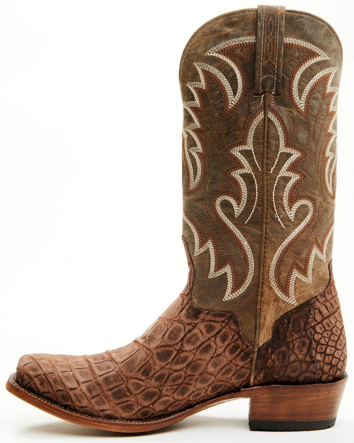 El Dorado Men's Exotic Alligator Western Boots - Square Toe