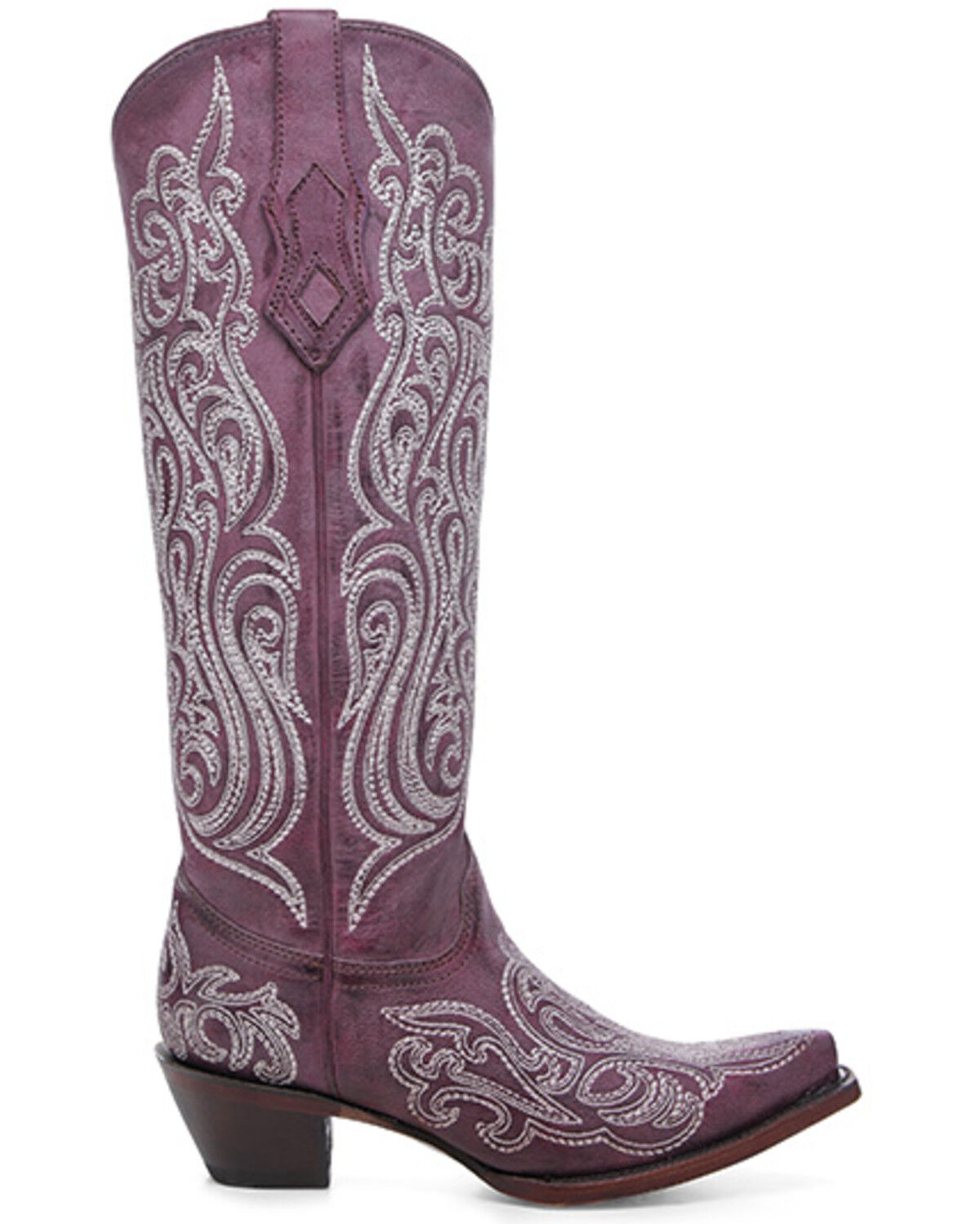 Corral Women's Glow in the Dark Tall Western Boots - Snip Toe