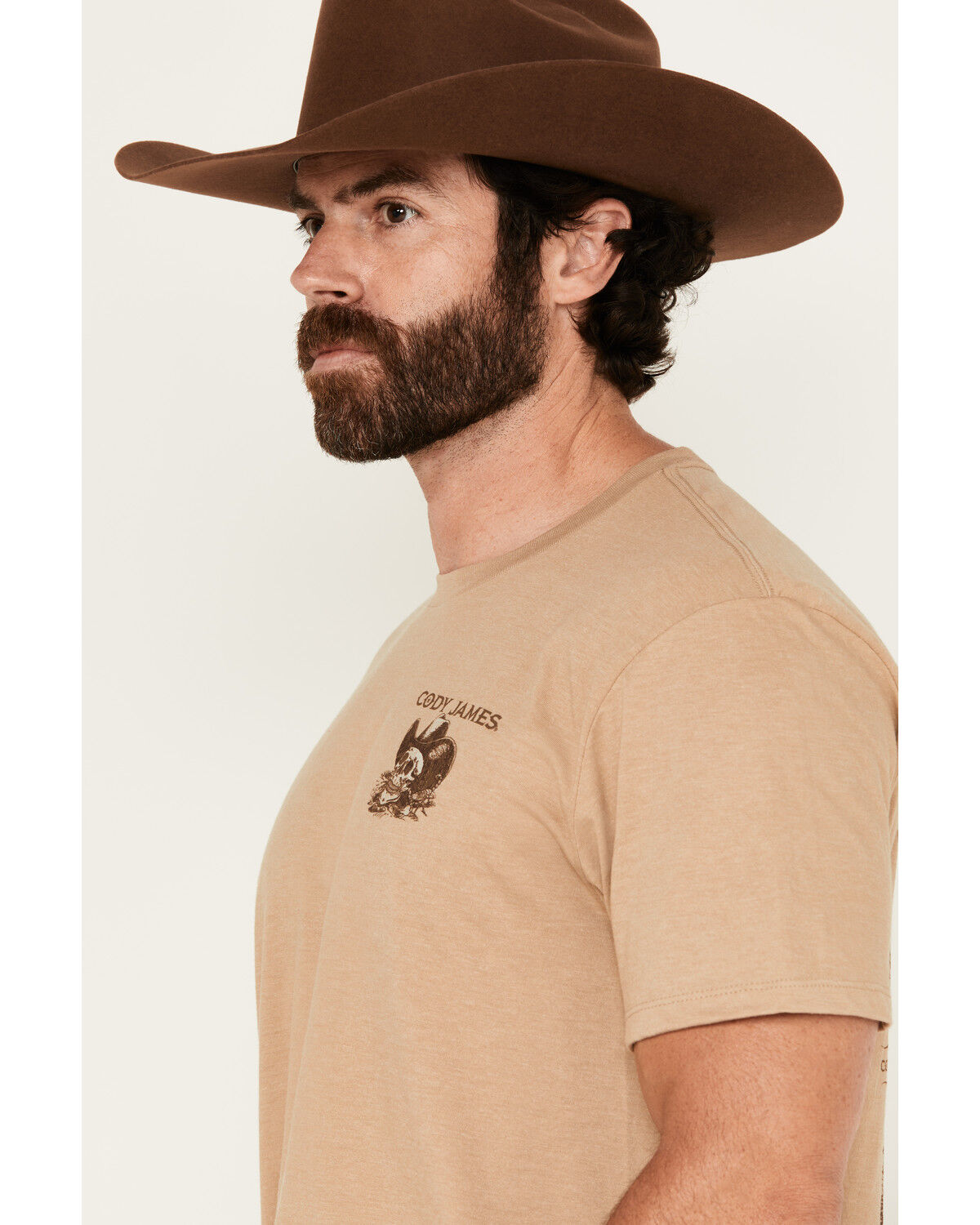 Cody James Men's Desert Skull Short Sleeve Graphic T-Shirt