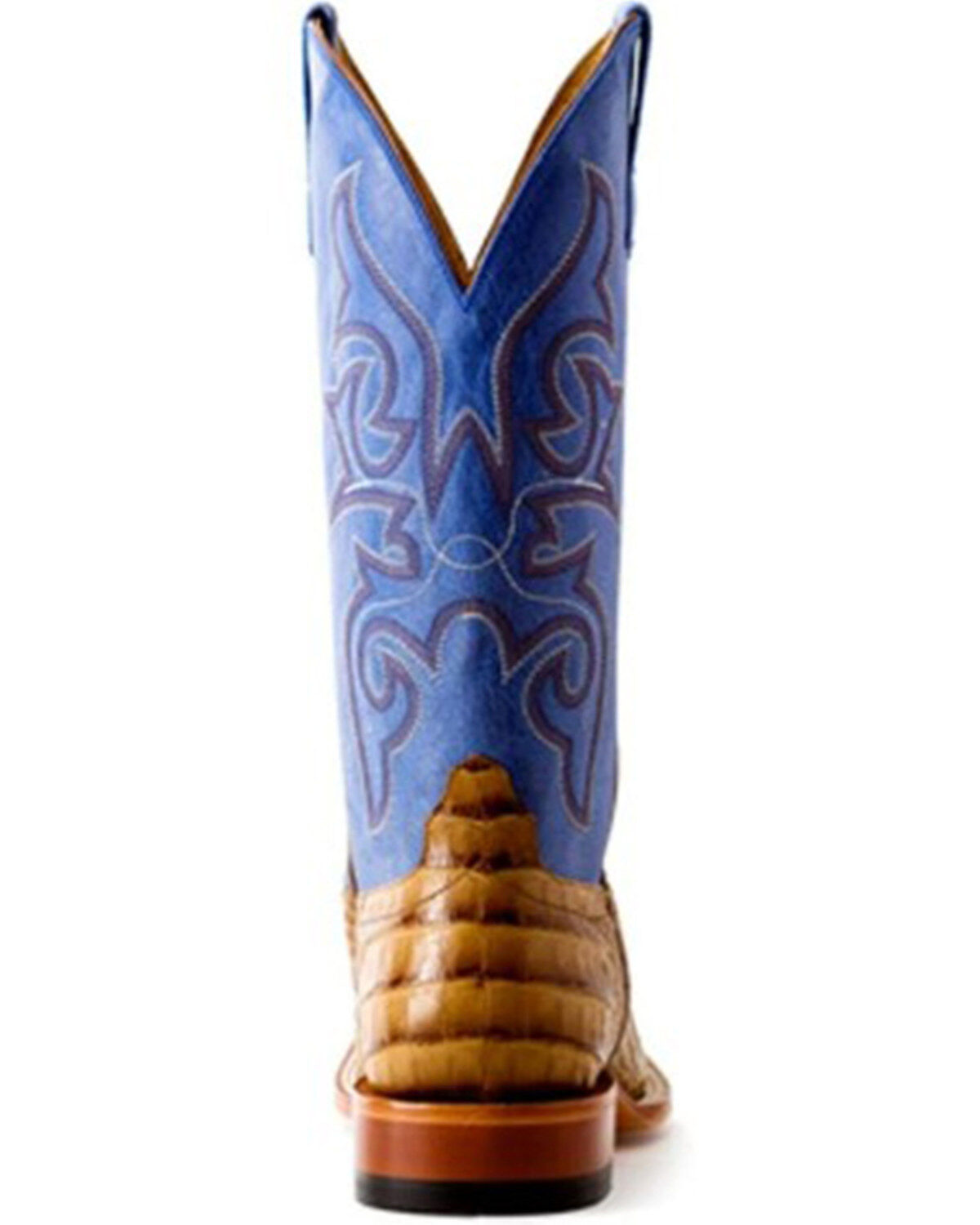 Horse Power Men's Toasted Caiman Print Western Boots - Broad Square Toe