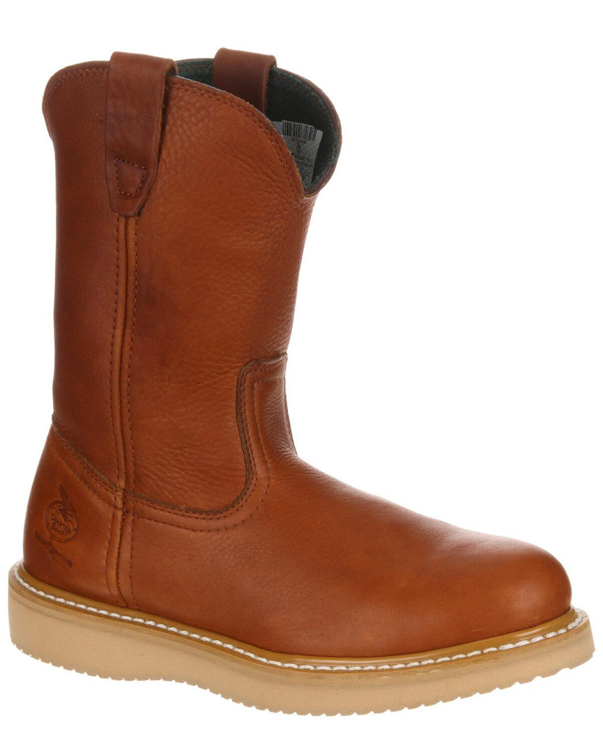Georgia Boot Men's Wellington Barracuda Work Boots - Steel Toe