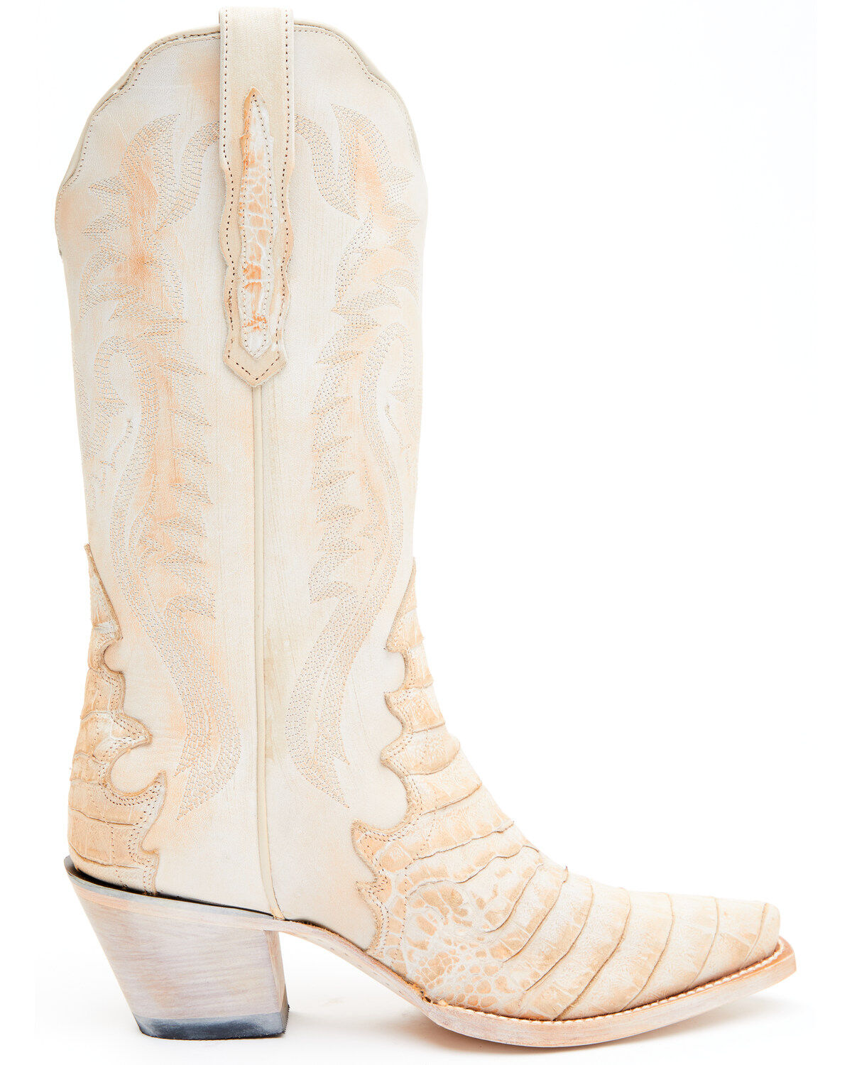 Dan Post Women's Caiman Print Western Boots - Snip Toe