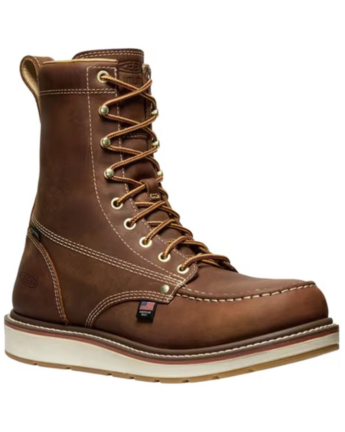 Keen Men's 8" Liberty Waterproof Moc Work Boots - Composite Toe