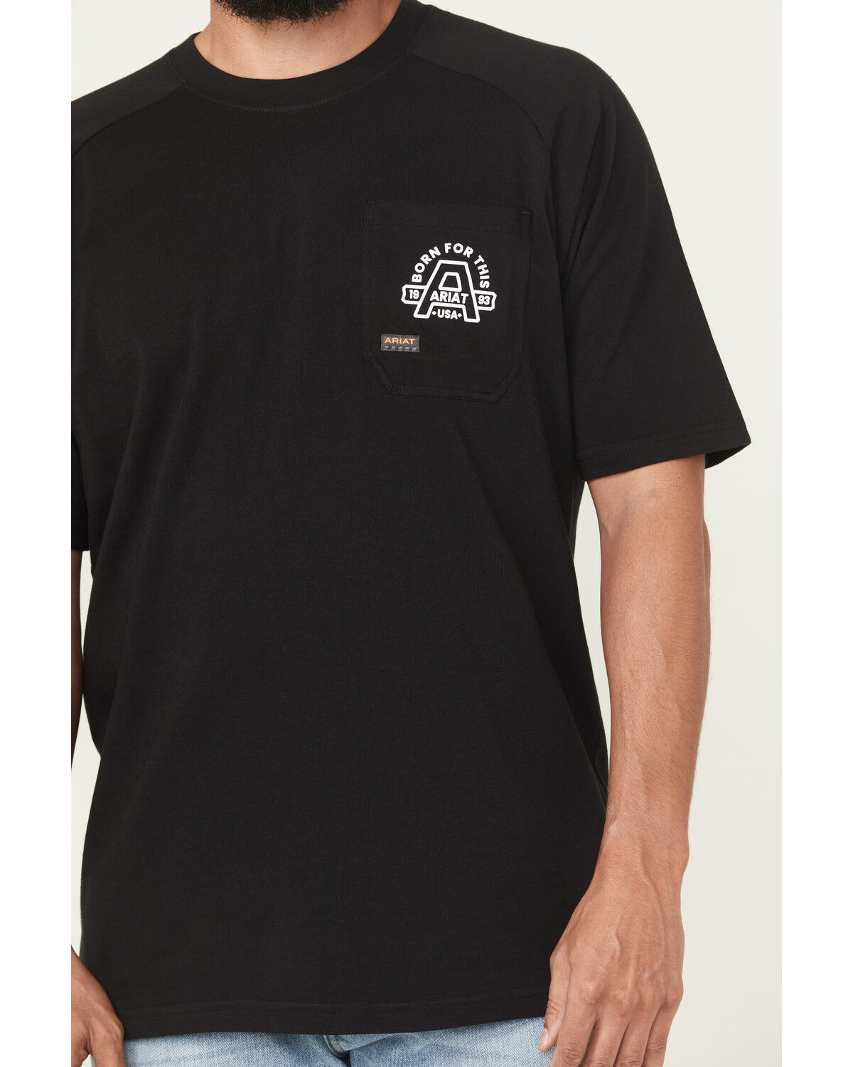 Ariat Men's Rebar Cotton Strong Headhard Short Sleeve Work T-Shirt