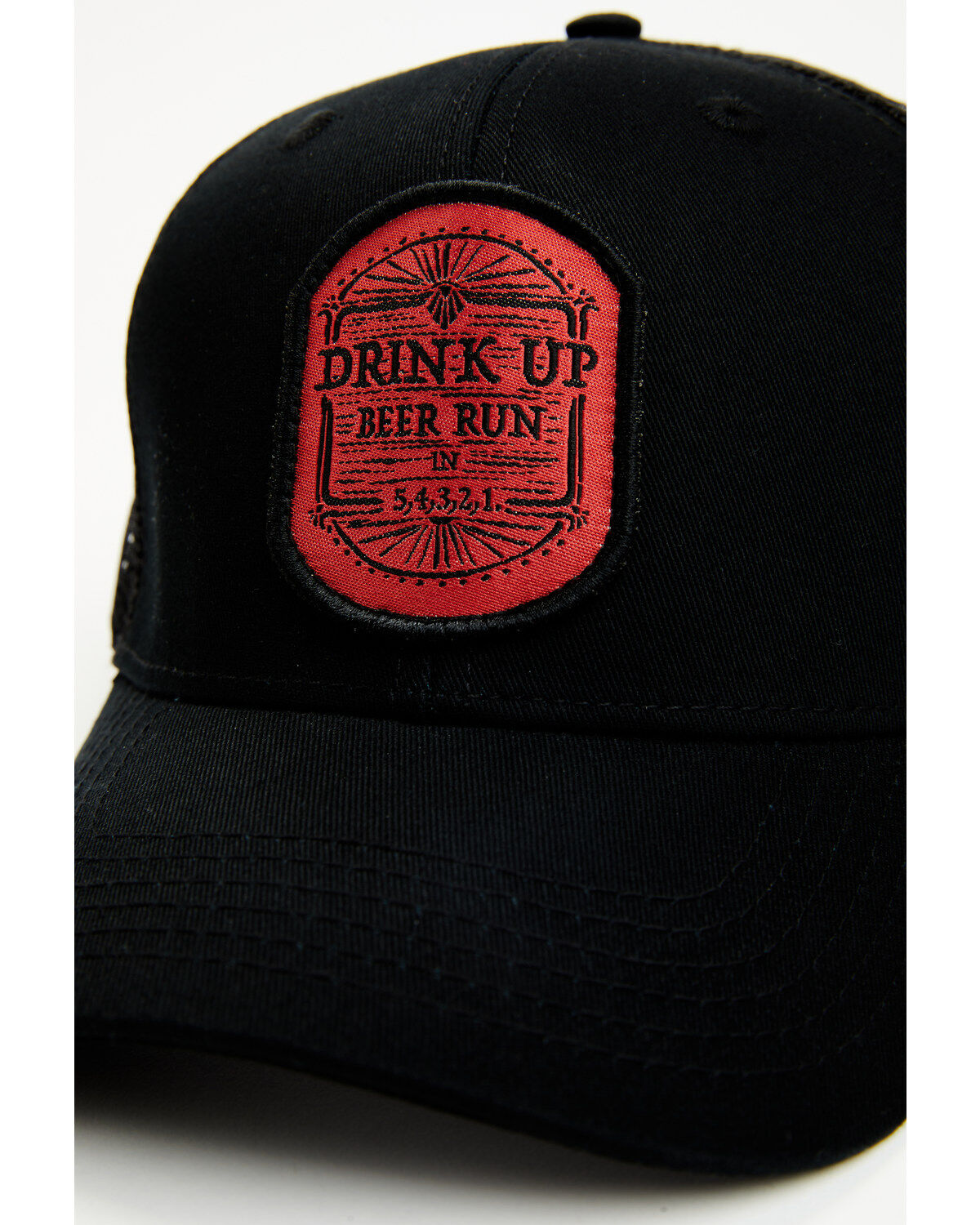 Brothers and Sons Men's Drink Up Beer Run Patch Ball Cap