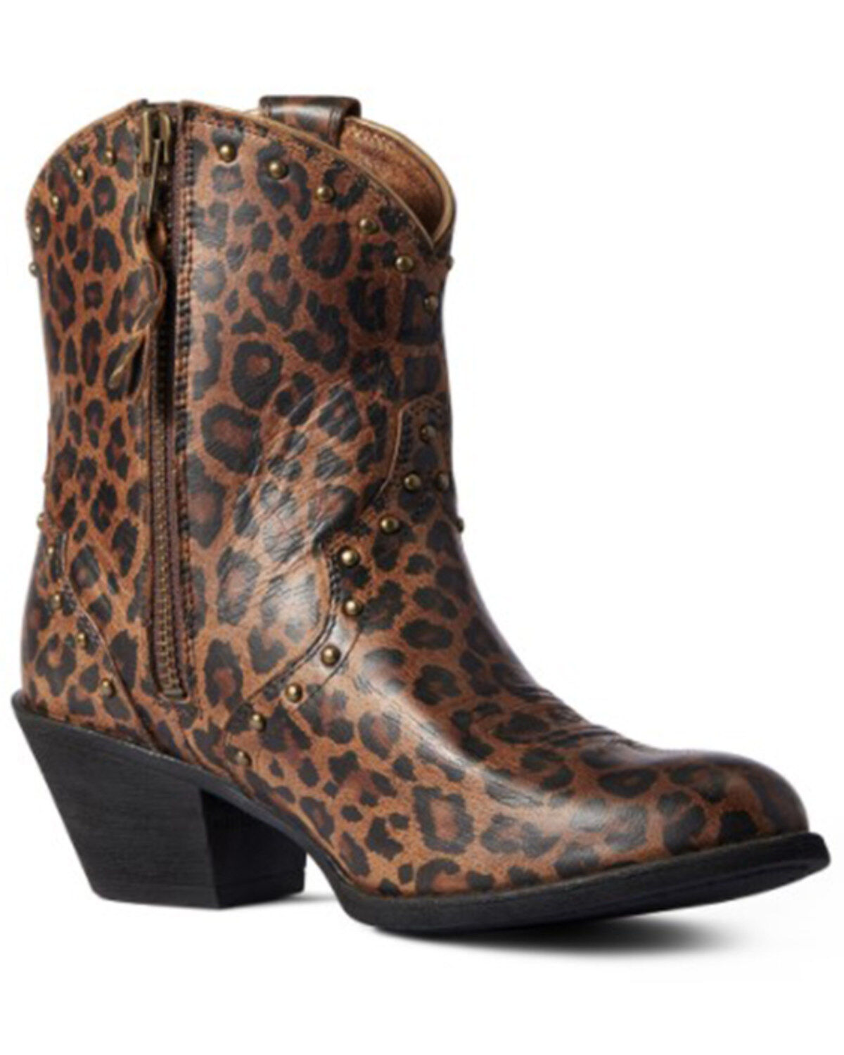 Ariat Women's Gracie Leopard Print Fashion Booties - Round Toe