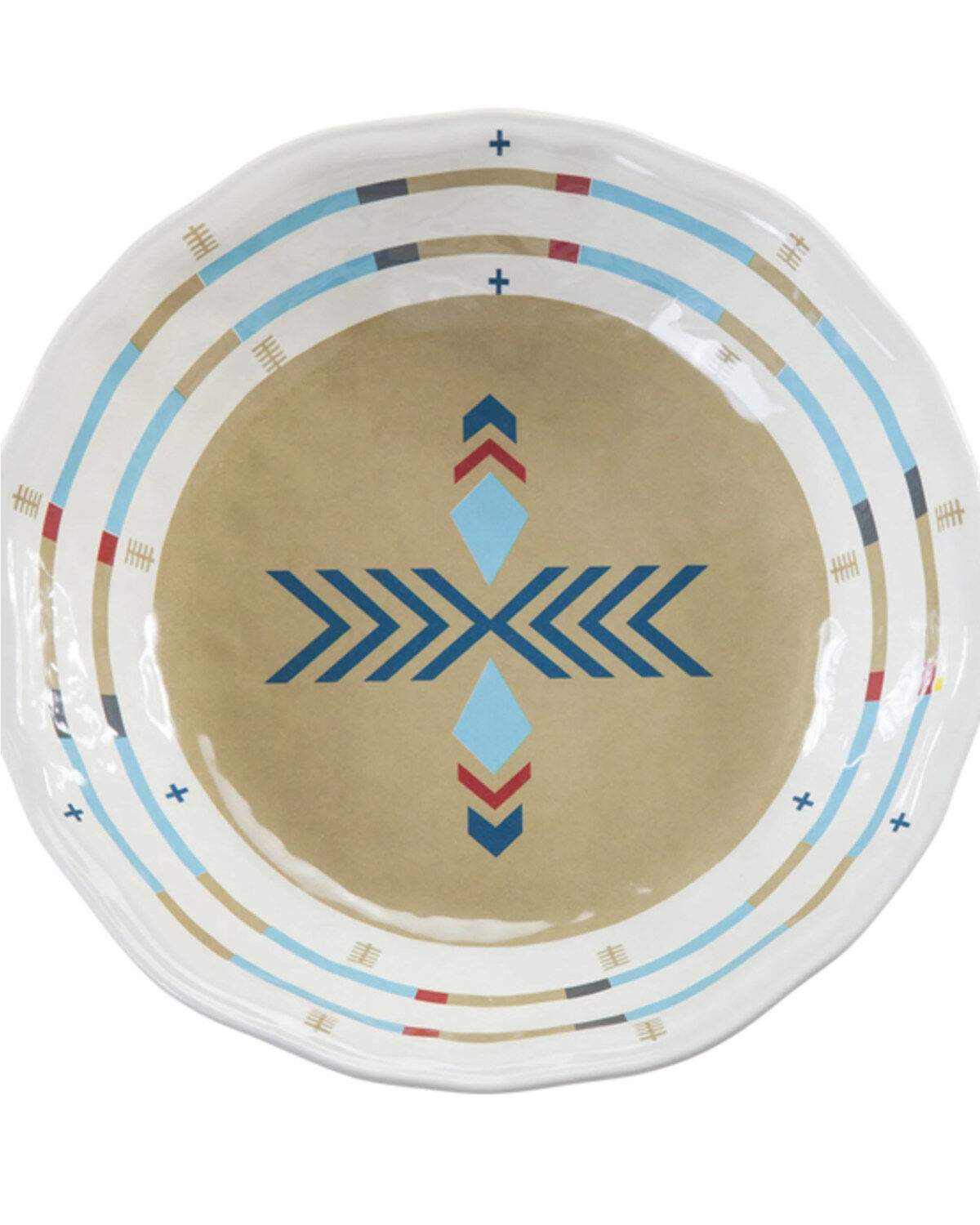 HiEnd Accents 14-Piece Spirit Valley Melamine Dinnerware Set