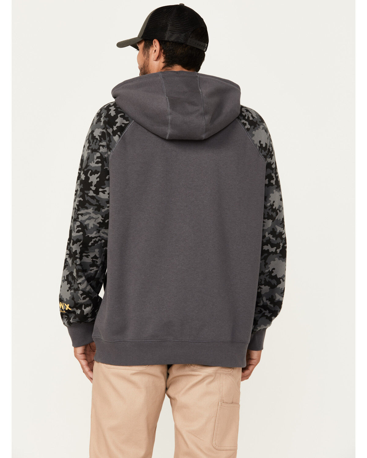 Hawx Men's Raglan Water Resistant Hooded Work Sweatshirt