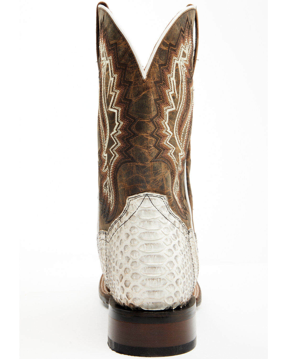 Dan Post Men's Brutus Exotic Python Western Performance Boots - Broad Square Toe