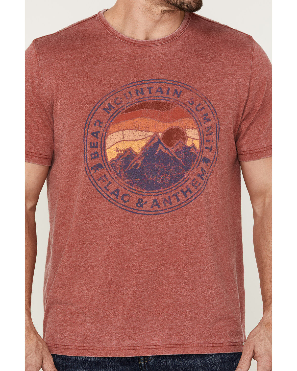 Flag & Anthem Men's Bear Mountain Summit Burnout Graphic T-Shirt