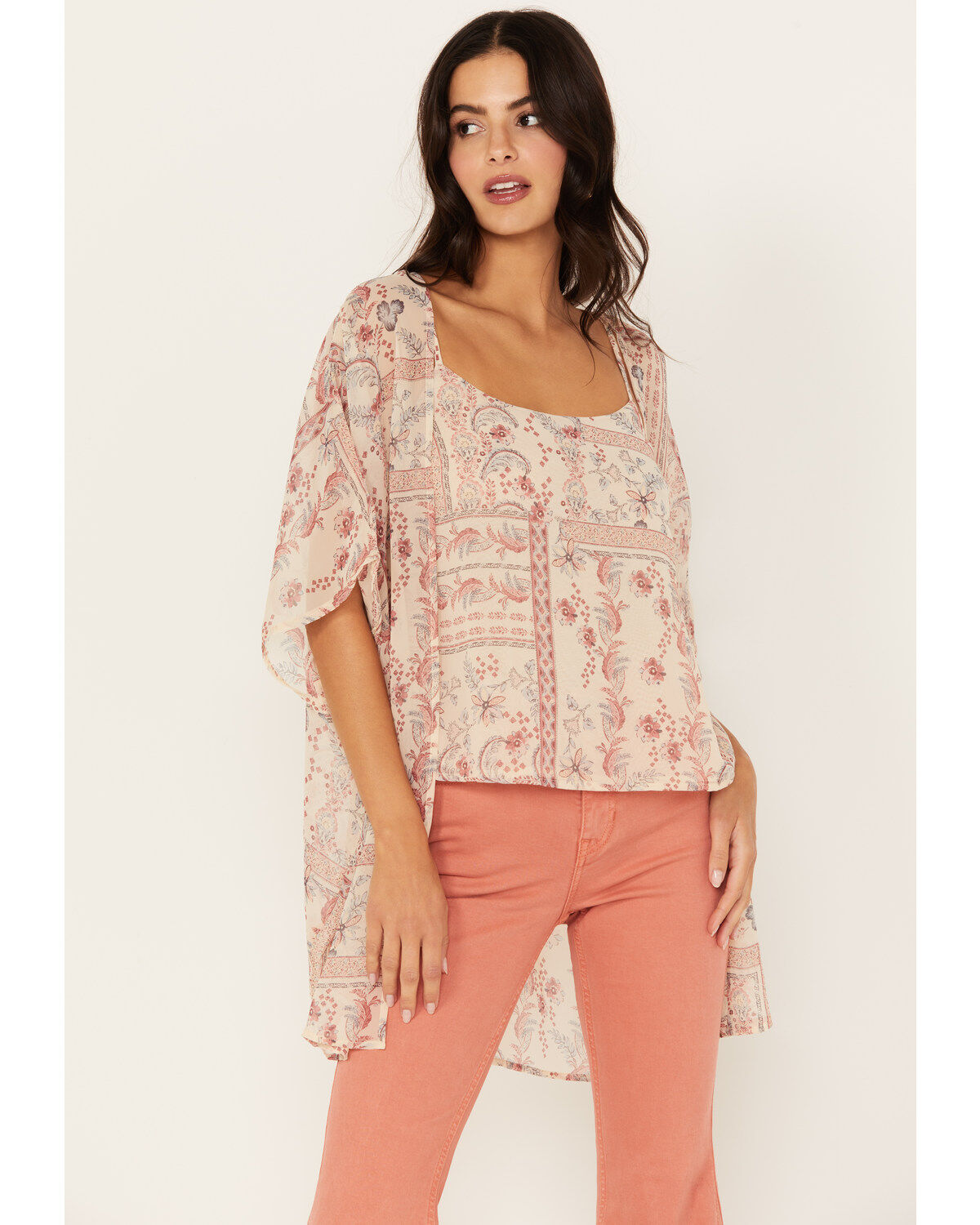 Shyanne Women's Americana Cami & Kimono Set