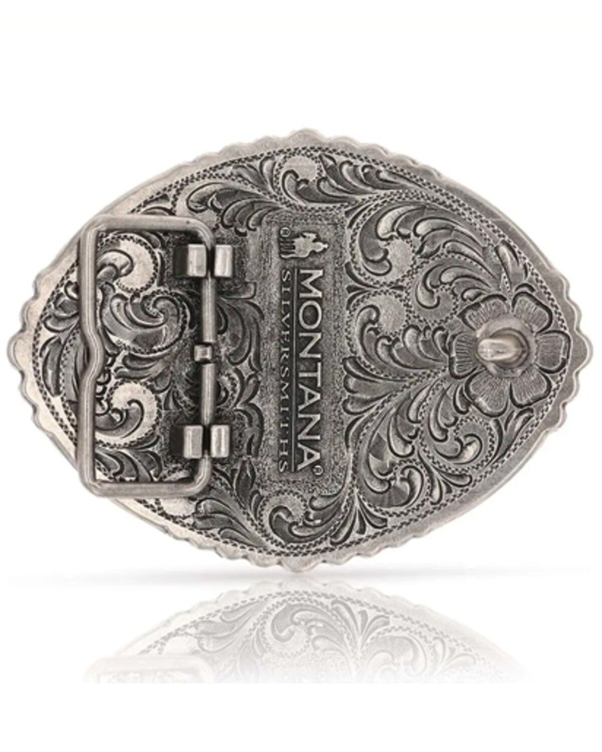 Montana Silversmiths Women's Pain Is Temporary Bull Riding Buckle